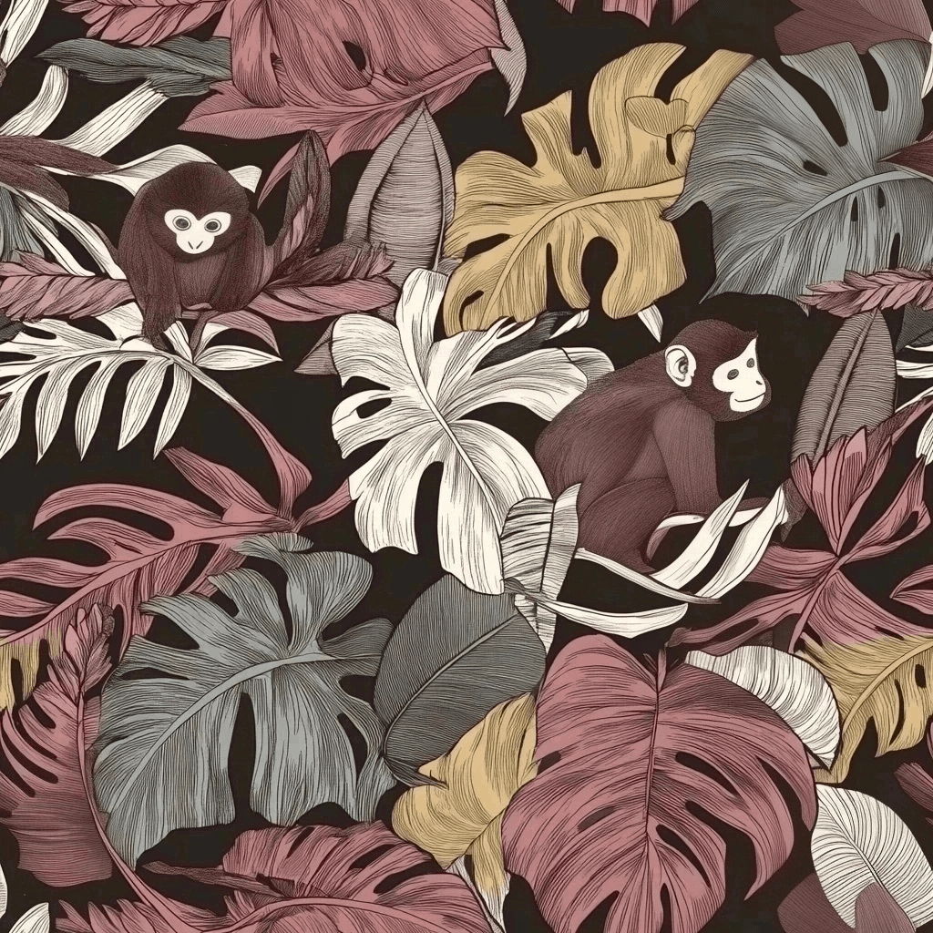 Tiki Fig Wallpaper - Benton Lane Home - Painted Paper