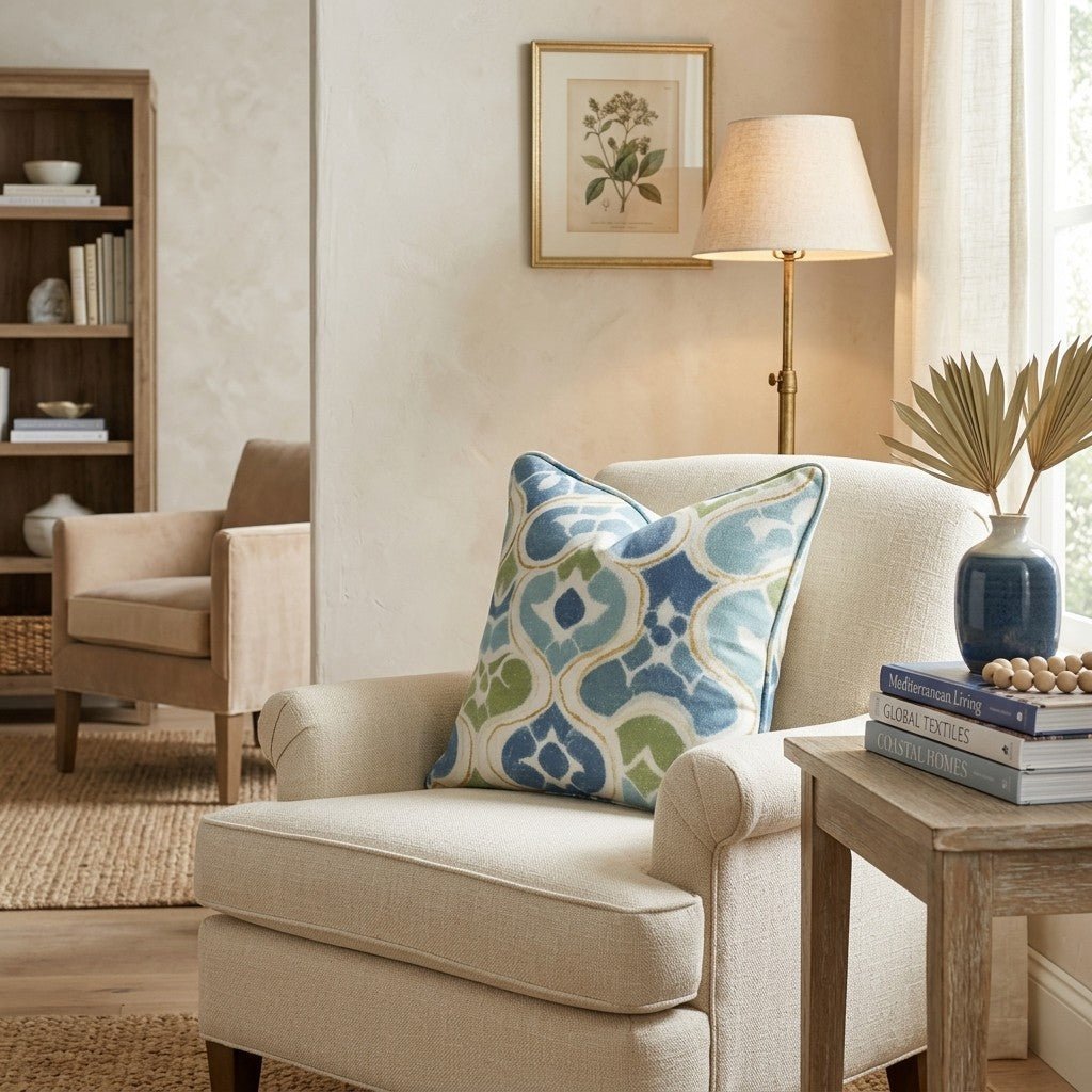 Tile Talk Throw Pillow - Benton Lane Home - Hillcroft Home