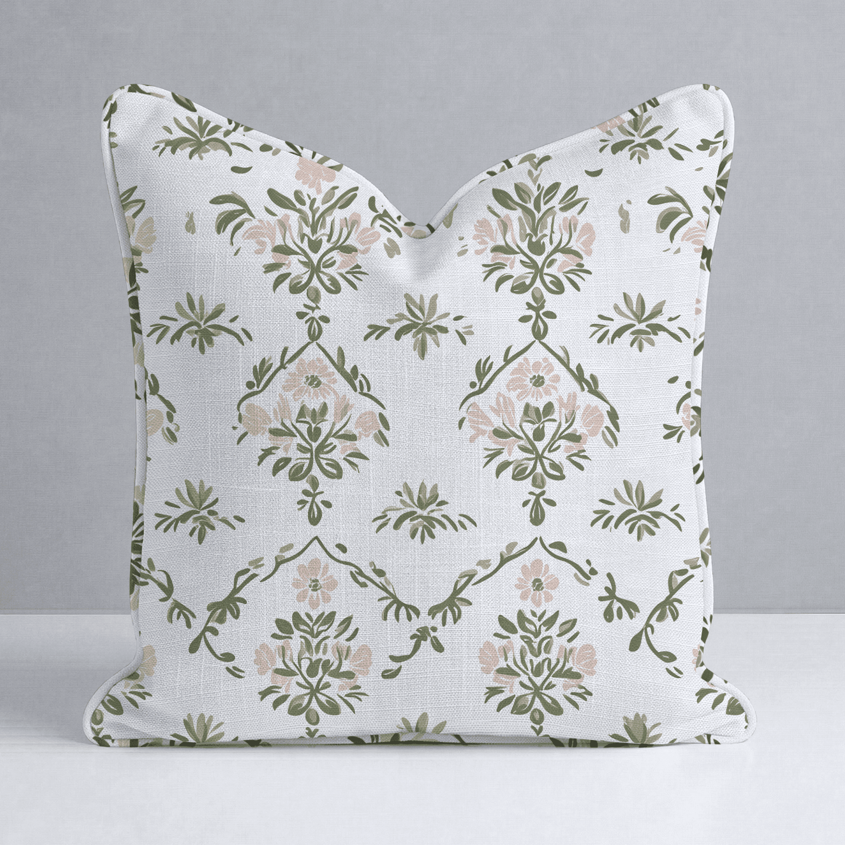 Timeless Trellis Throw Pillow - Benton Lane Home - Lemon Park