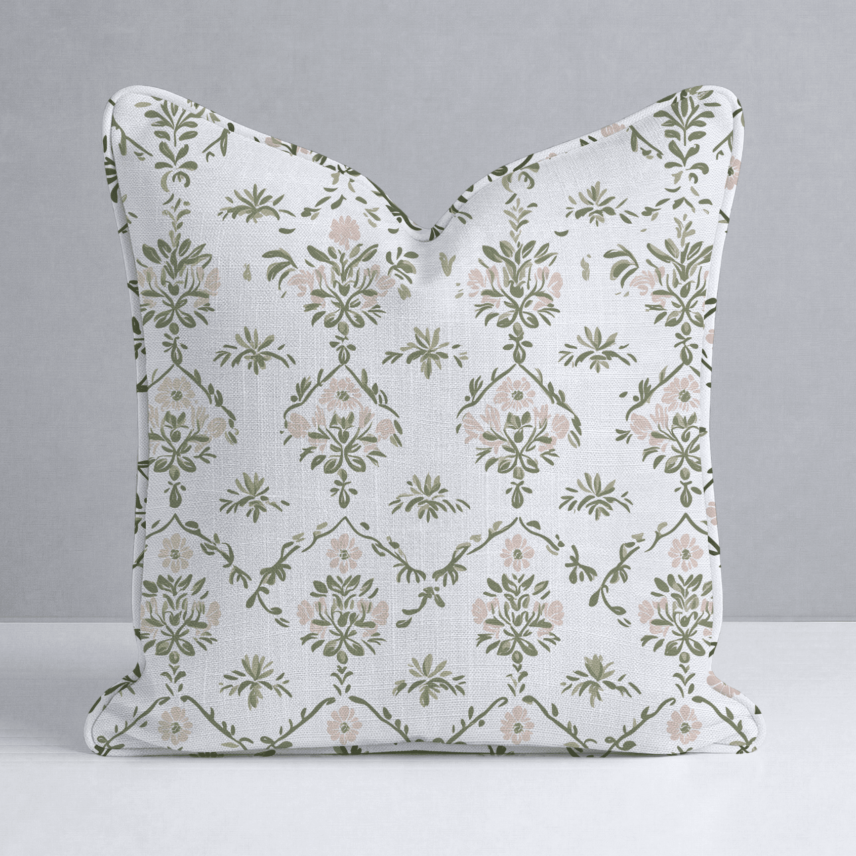Timeless Trellis Throw Pillow - Benton Lane Home - Lemon Park