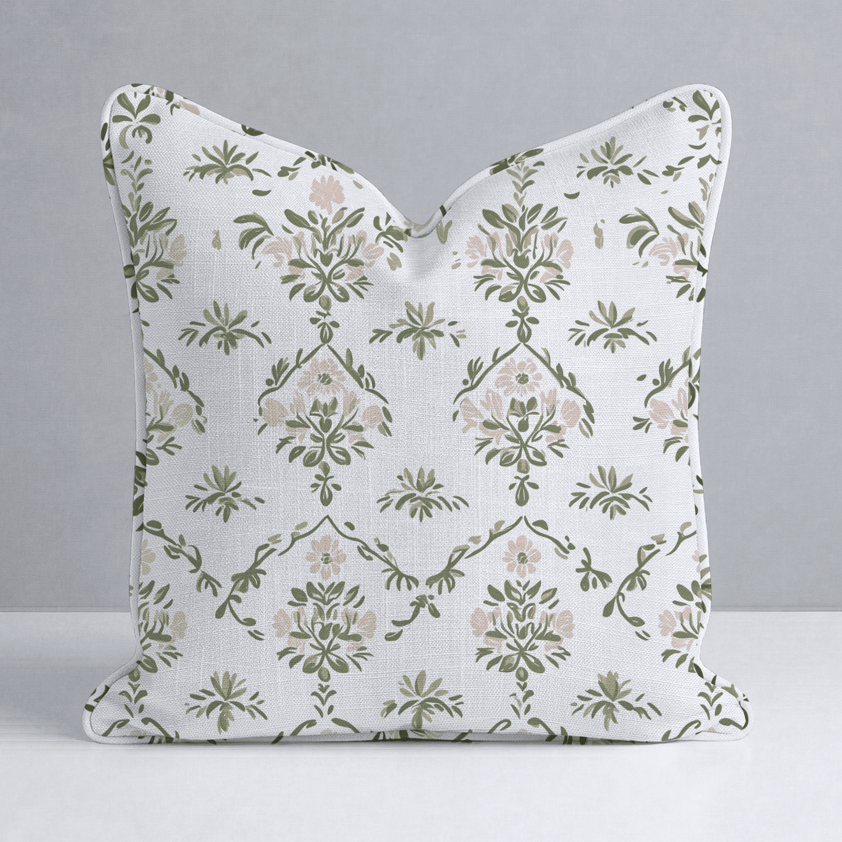 Timeless Trellis Throw Pillow - Benton Lane Home - Lemon Park