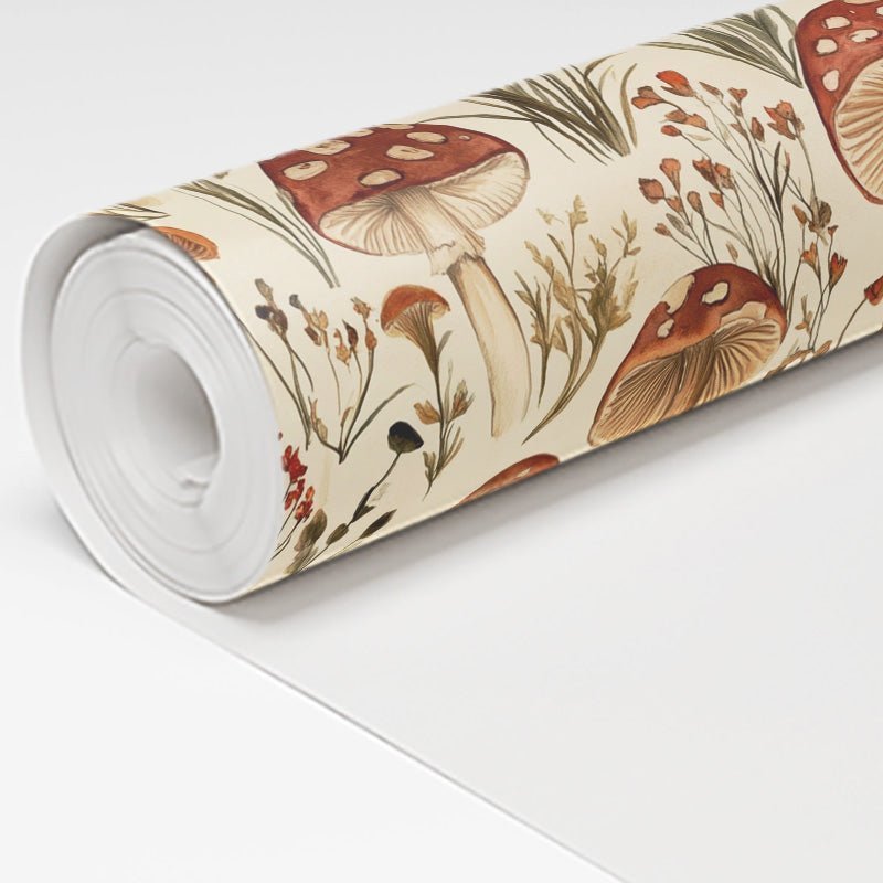Toadstool Hollow Wallpaper - Benton Lane Home - Painted Paper
