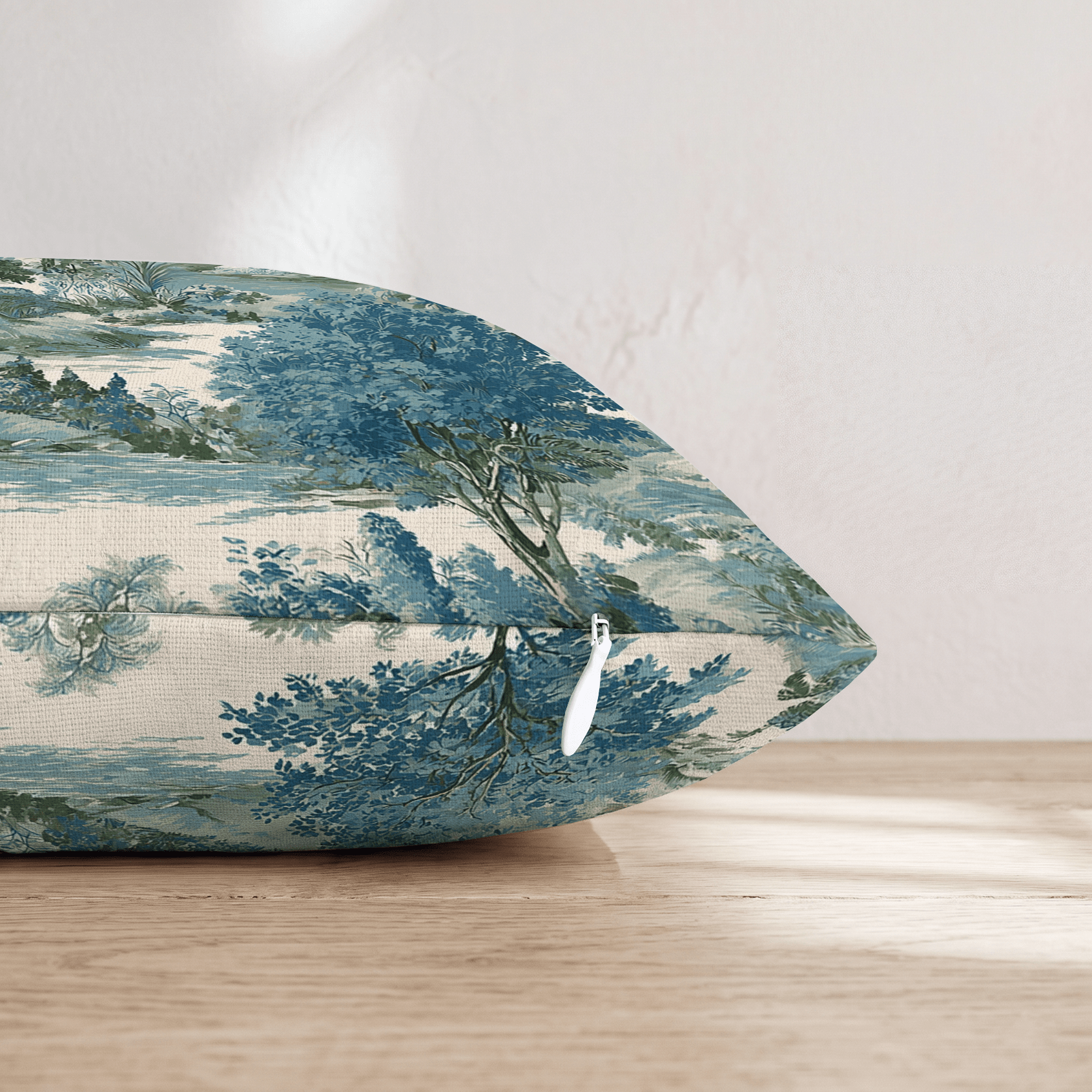 Toile de Jouy Throw Pillow - Hillcroft Home