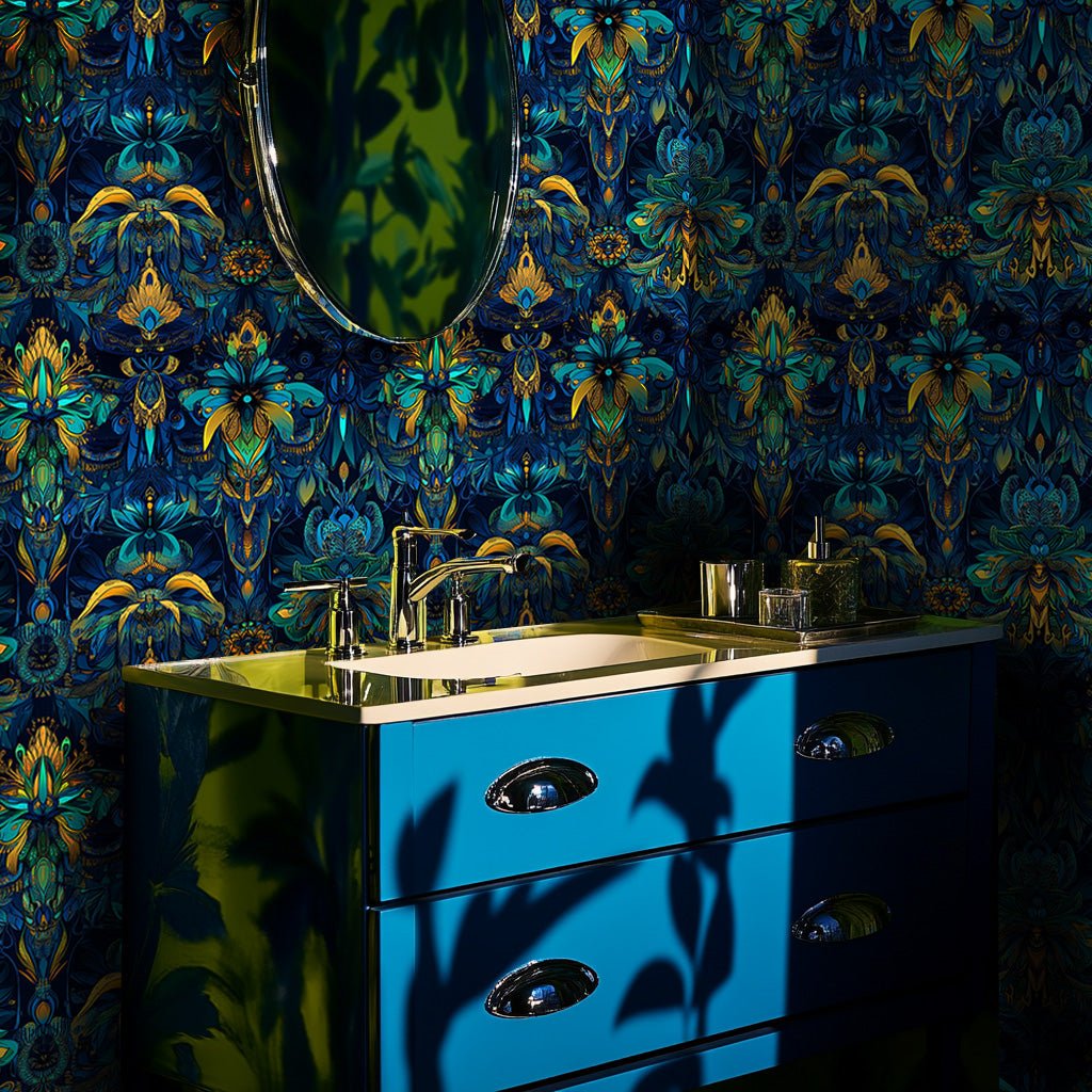 Topazia Wallpaper - Painted Paper