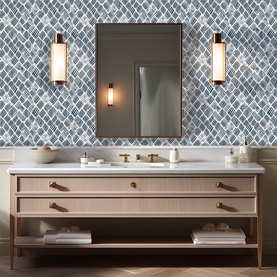 Torin Wallpaper - Benton Lane Home - Painted Paper