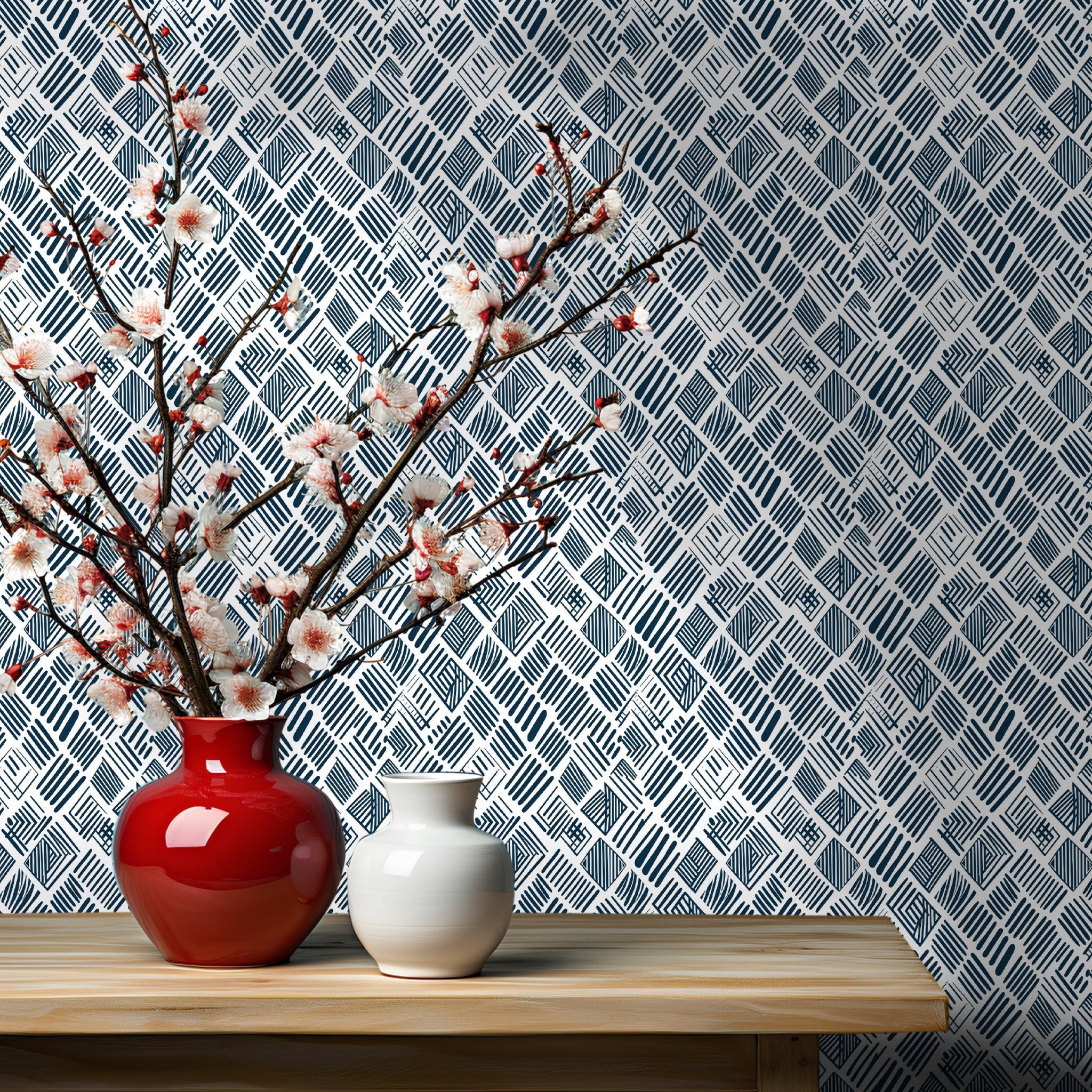 Torin Wallpaper - Benton Lane Home - Painted Paper