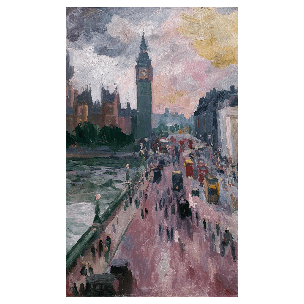 Tower at Dusk - Tapestry - Benton Lane Home - Lemon Park