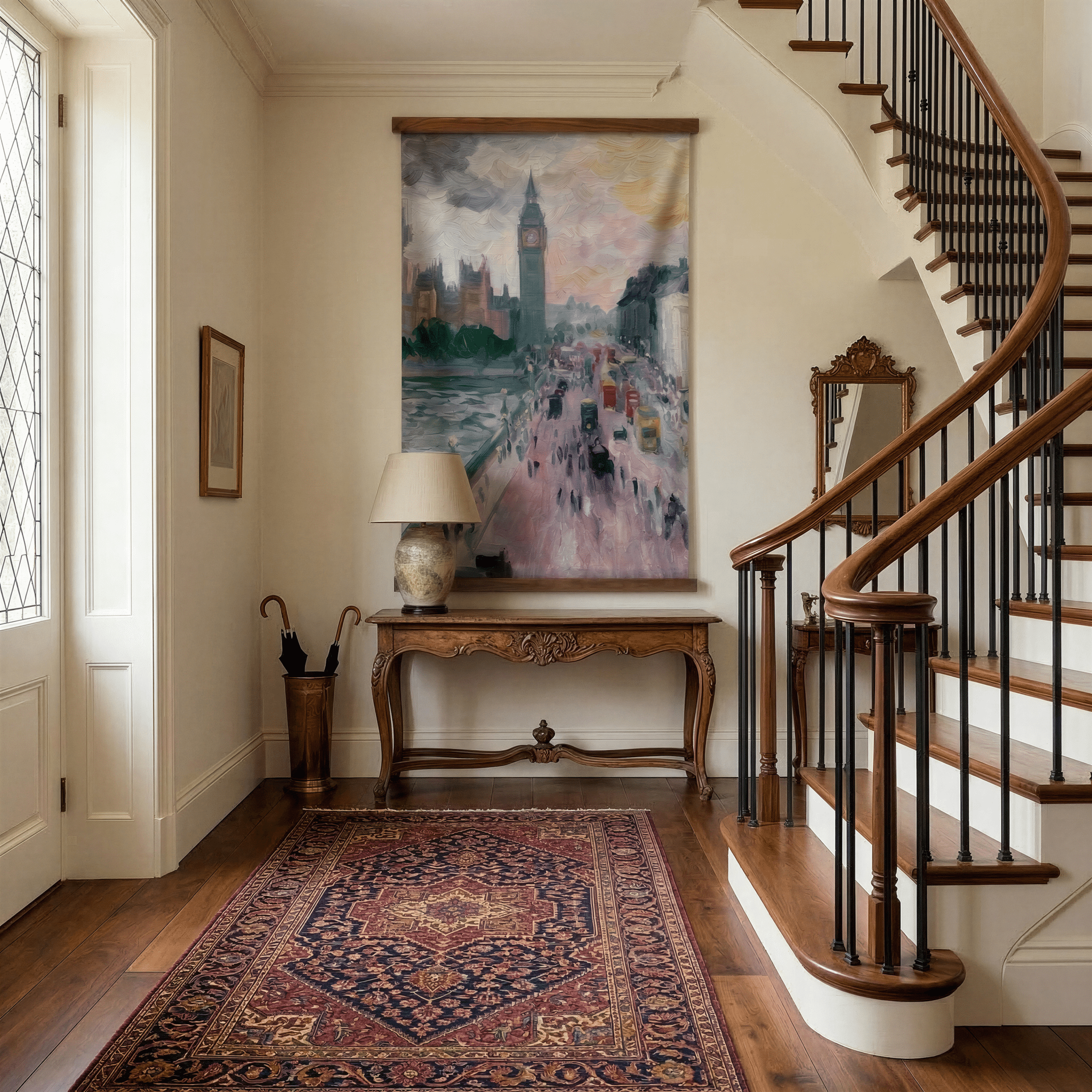 Tower at Dusk - Tapestry - Benton Lane Home - Lemon Park