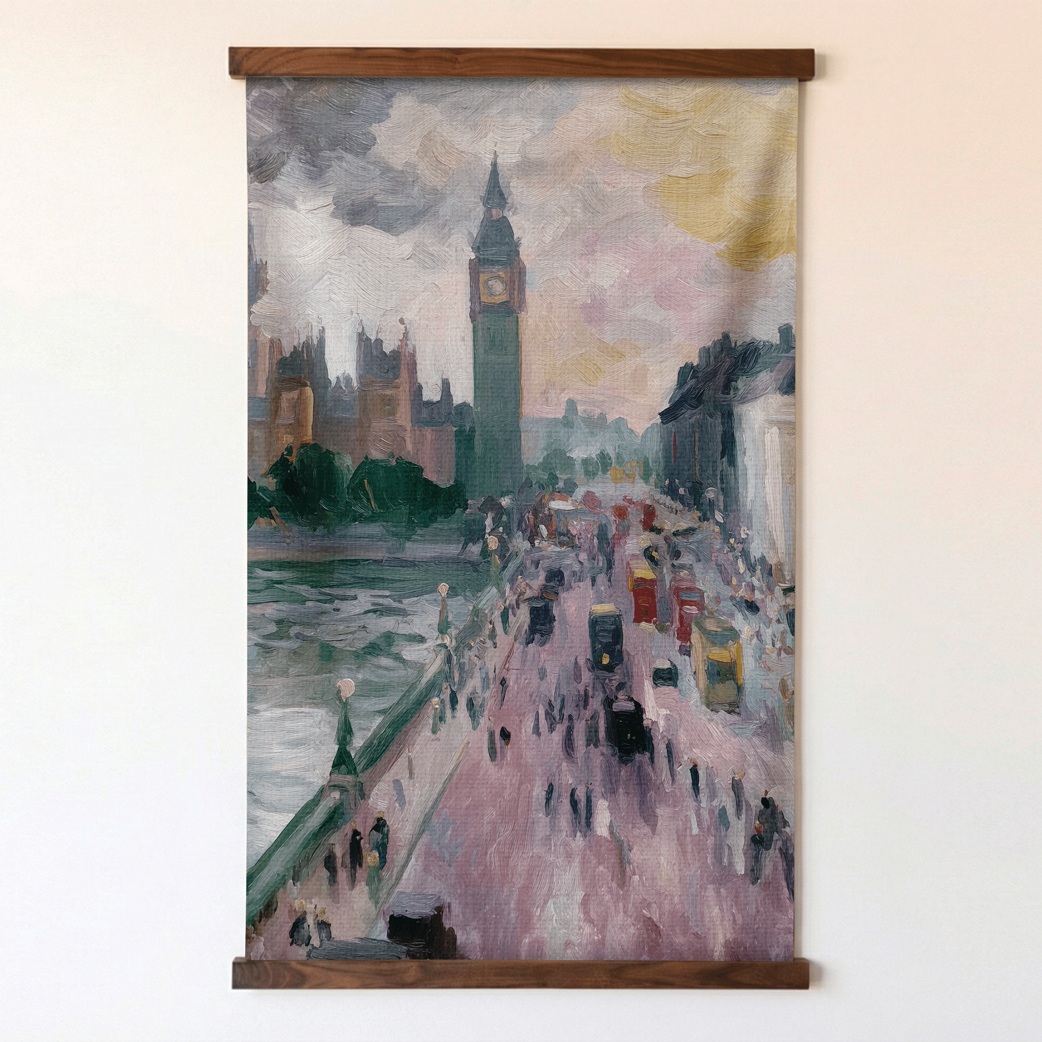 Tower at Dusk - Tapestry - Benton Lane Home - Lemon Park