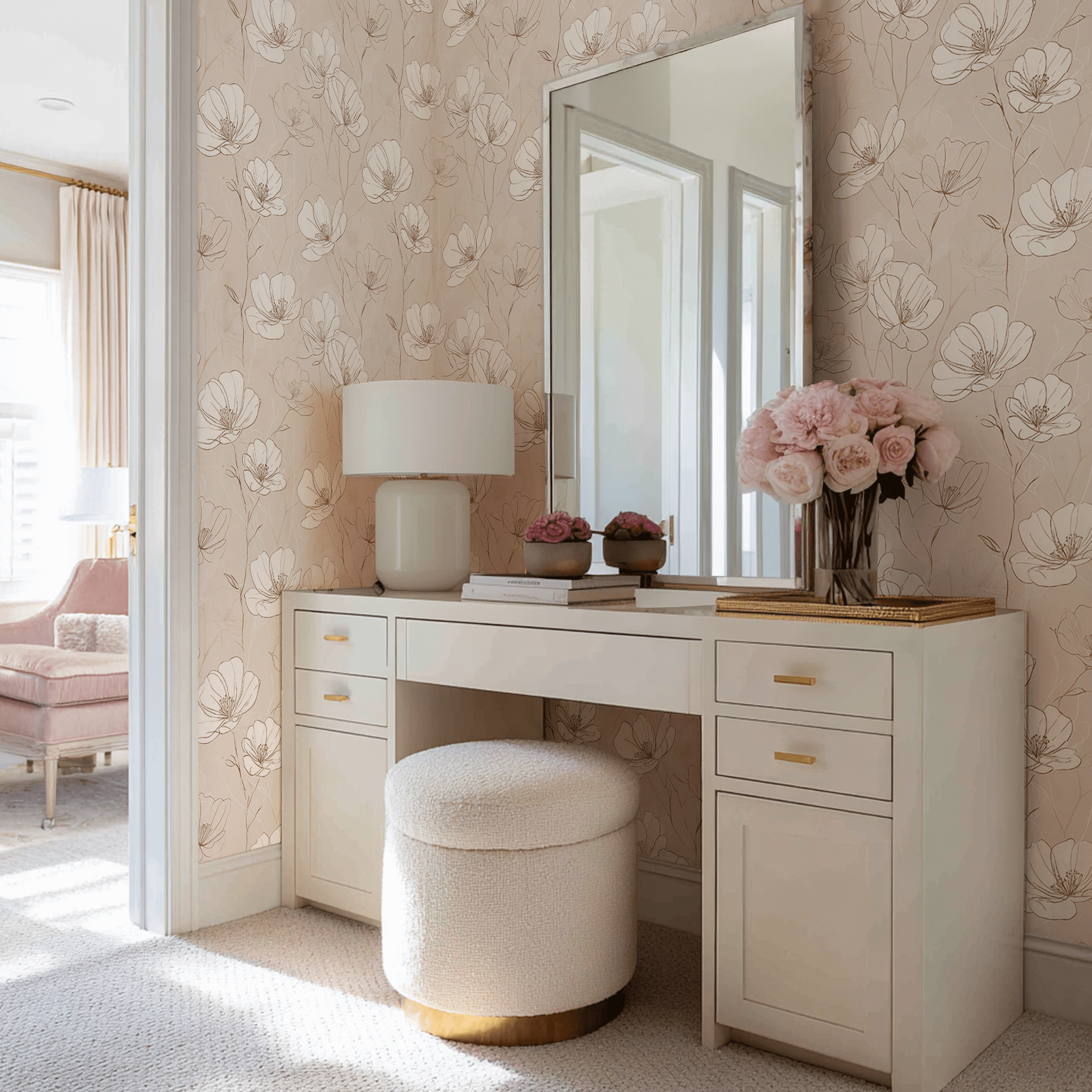 Trace Bloom Wallpaper - Benton Lane Home - Benton Lane
