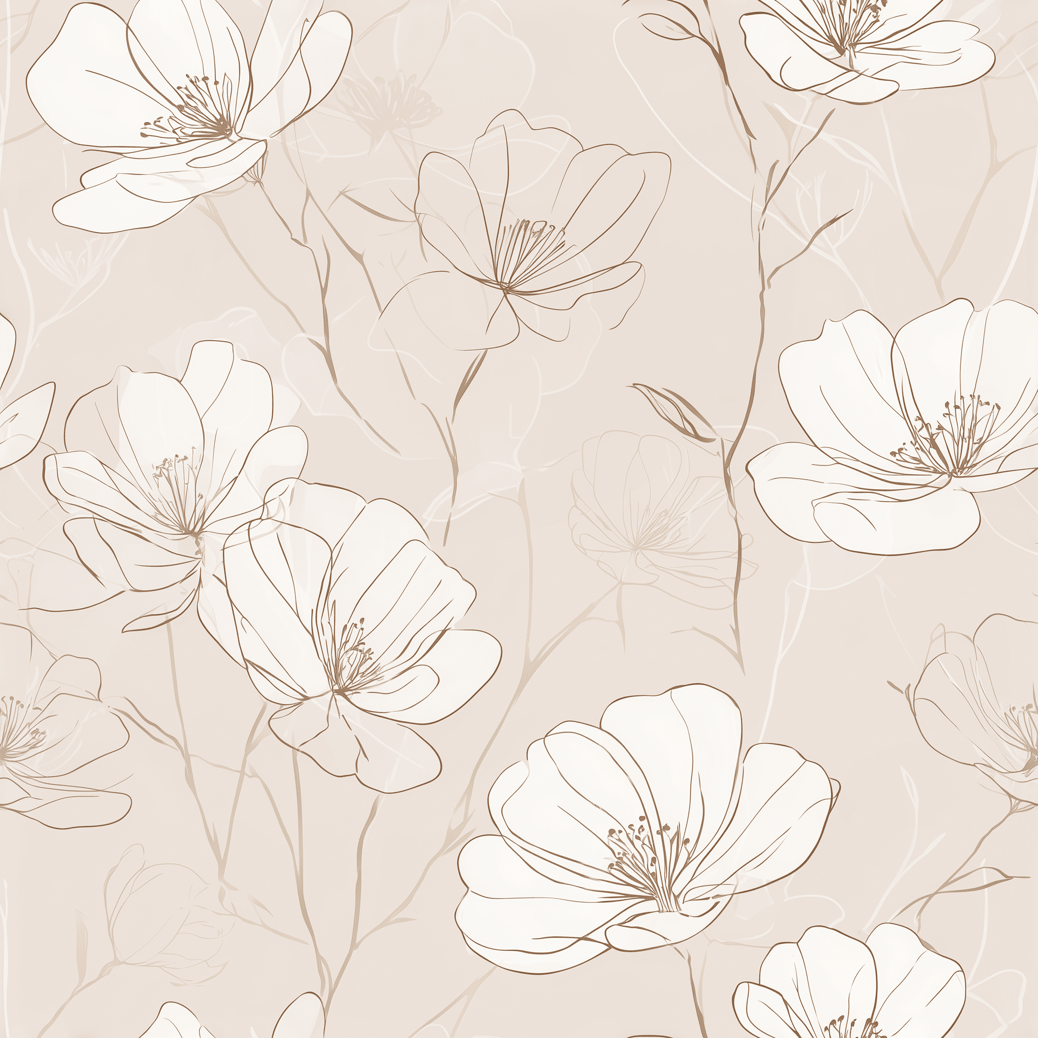 Trace Bloom Wallpaper - Benton Lane Home - Benton Lane