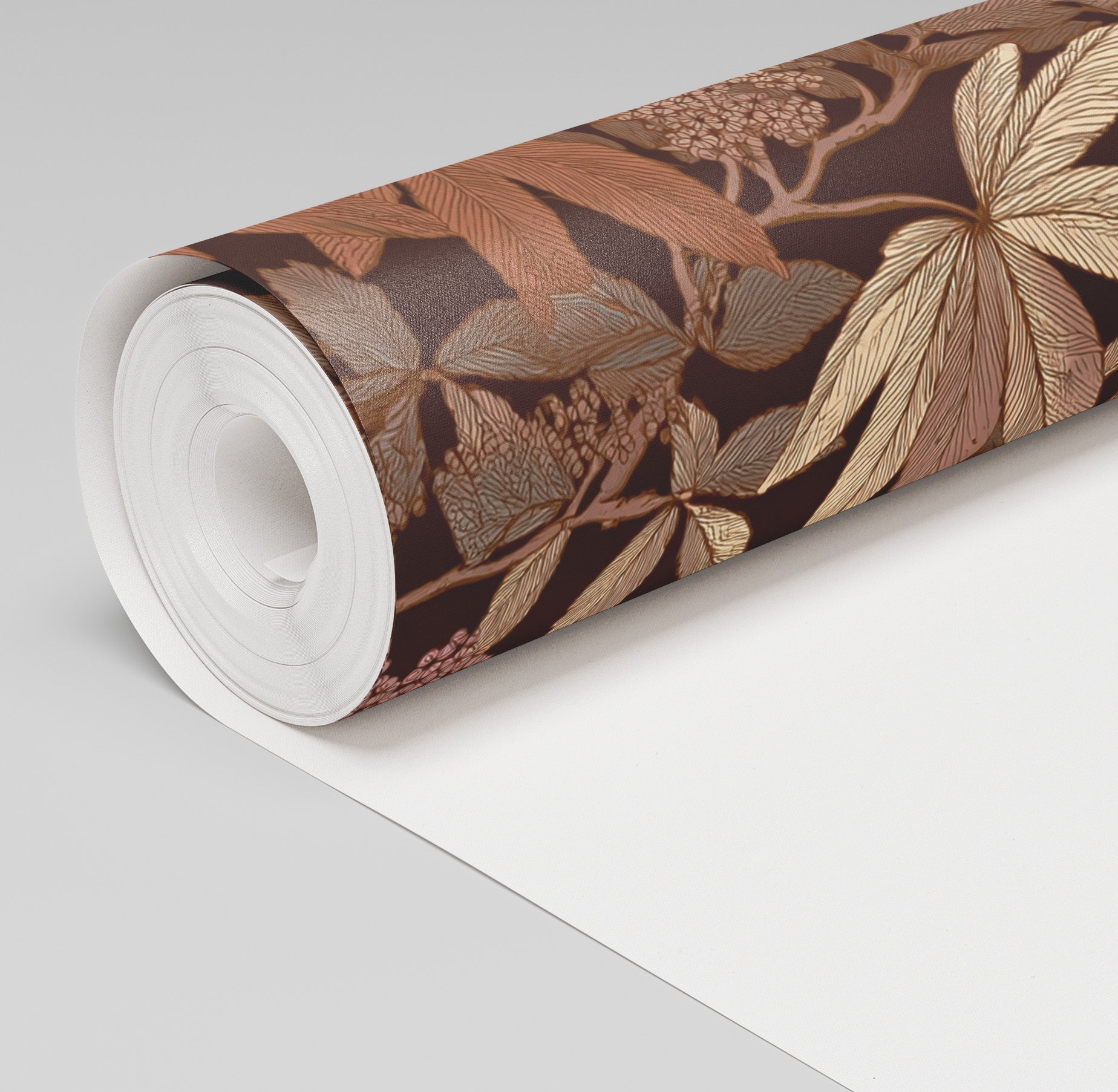 Tranquil Leaves Wallpaper - Benton Lane Home - Painted Paper