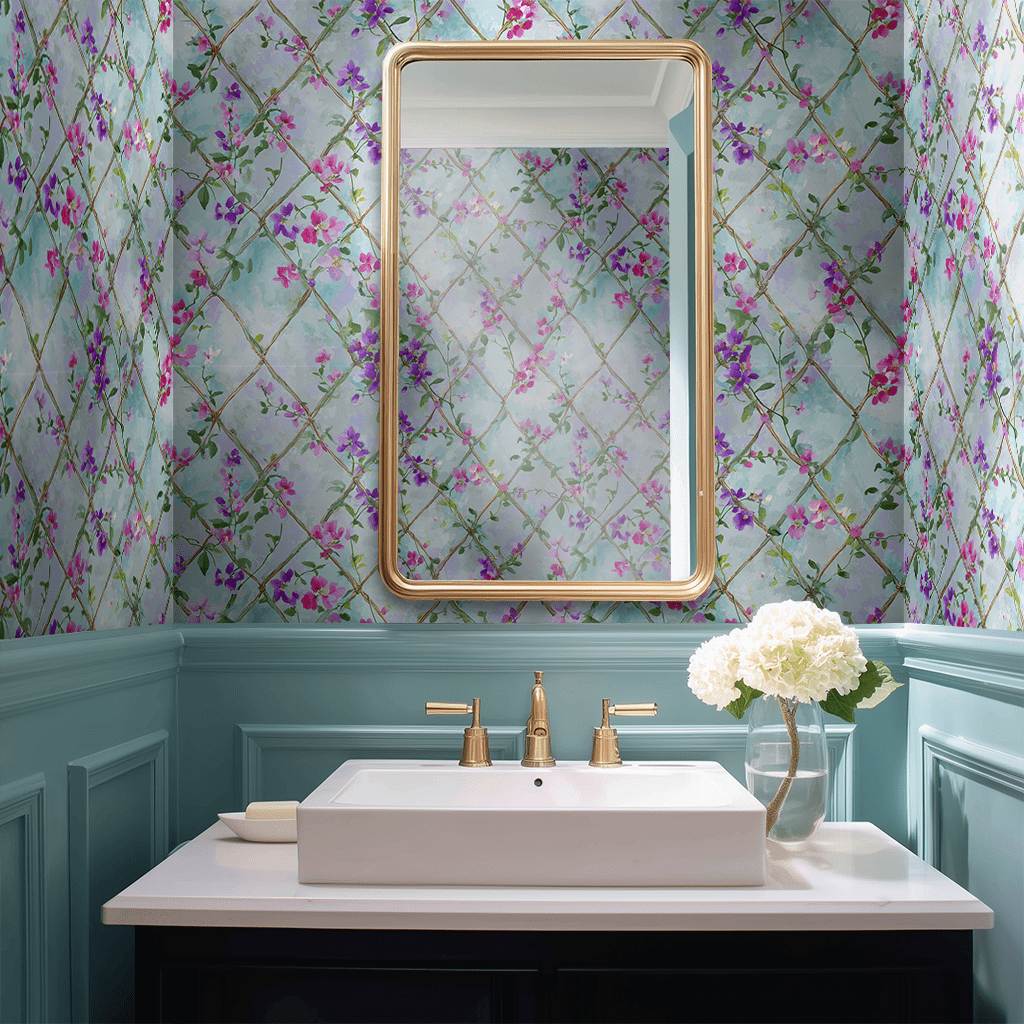 Trellaire Wallpaper - Benton Lane Home - Painted Paper
