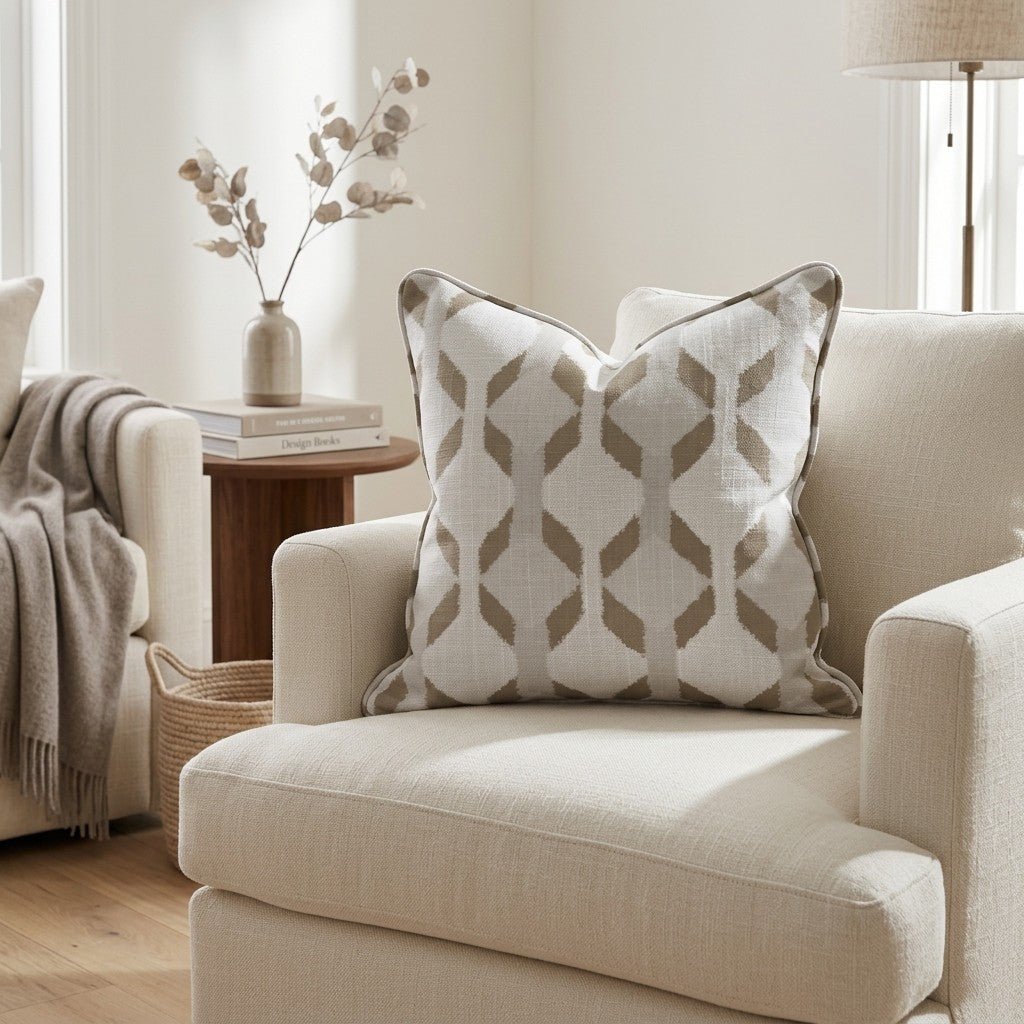 Trellis Charm Throw Pillow - Lemon Park