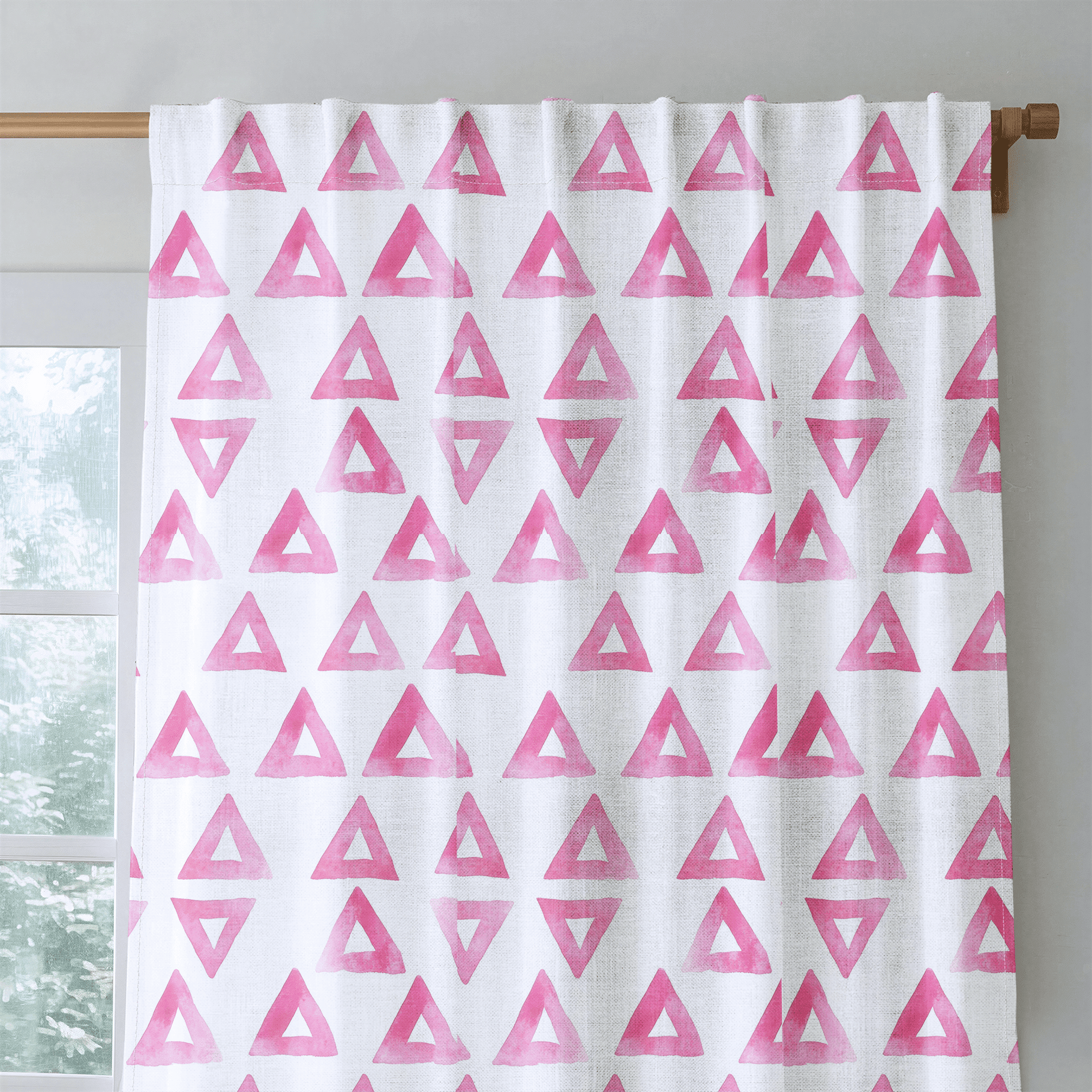Triangle Tango - Drapery - Benton Lane Home - Lemon Park