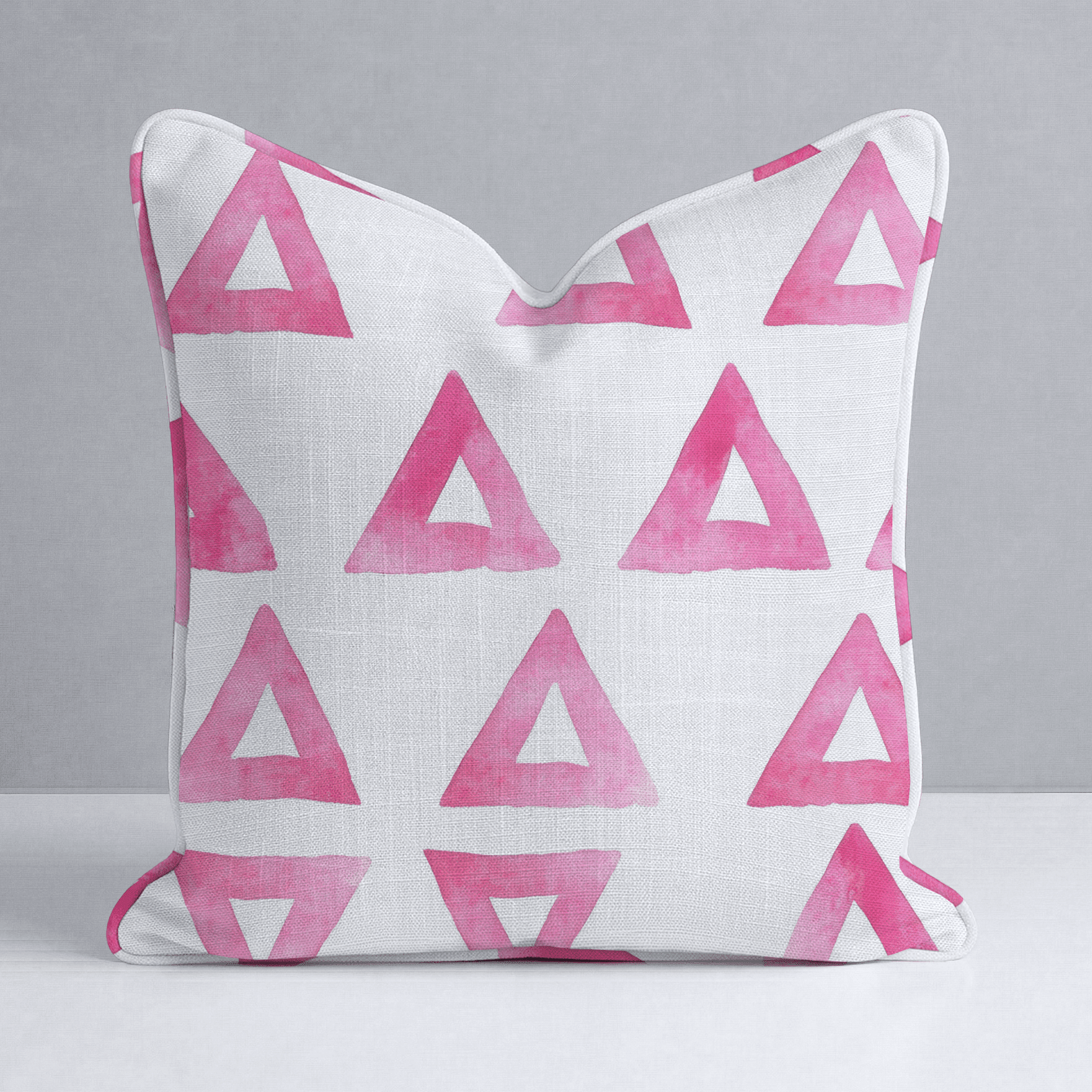 Triangle Tango Throw Pillow - Benton Lane Home - Lemon Park