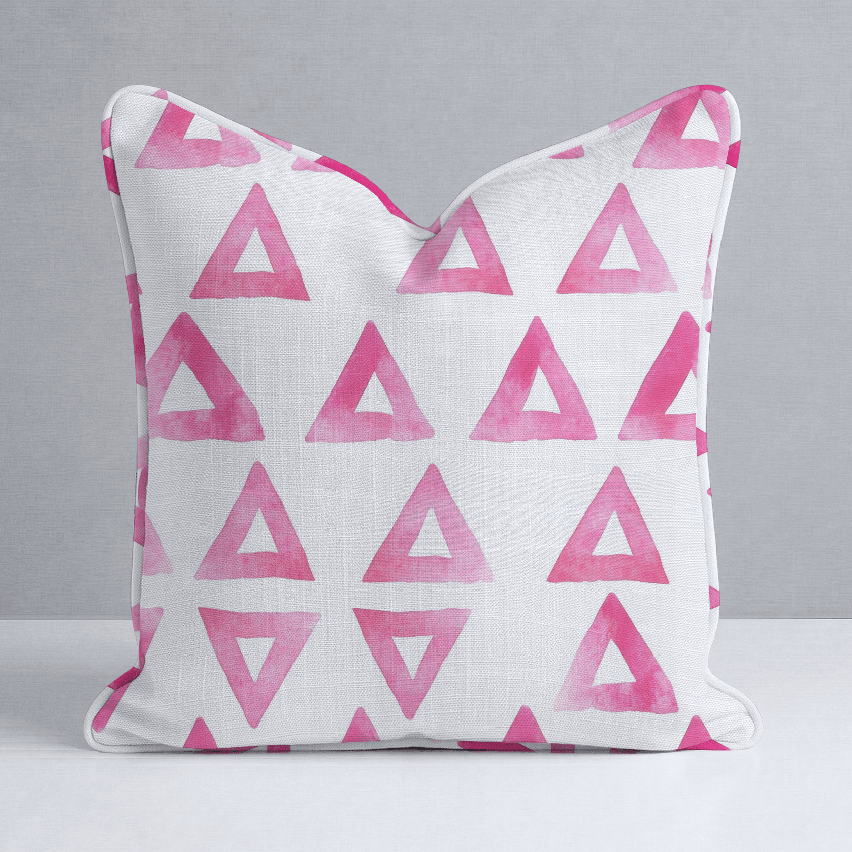 Triangle Tango Throw Pillow - Lemon Park