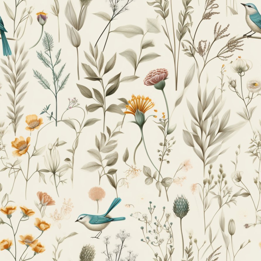 Trish Woodland Wallpaper - Benton Lane Home - Painted Paper