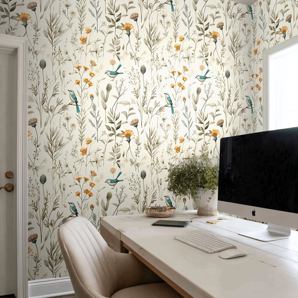 Trish Woodland Wallpaper - Benton Lane Home - Painted Paper