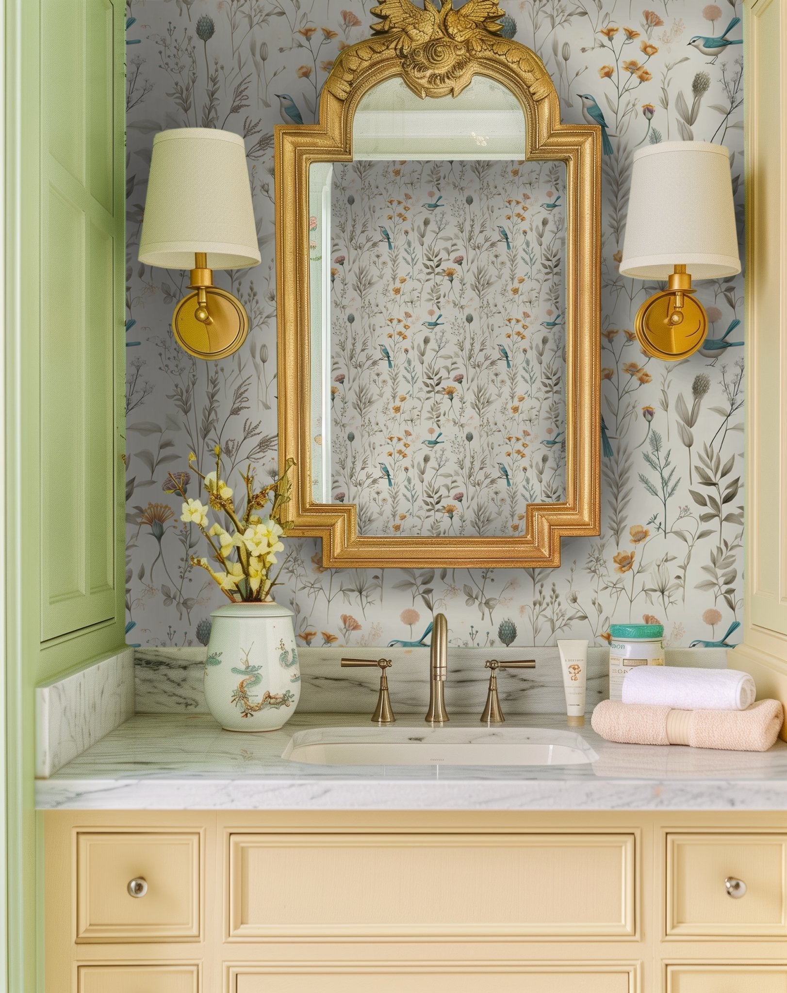 Trish Woodland Wallpaper - Benton Lane Home - Painted Paper
