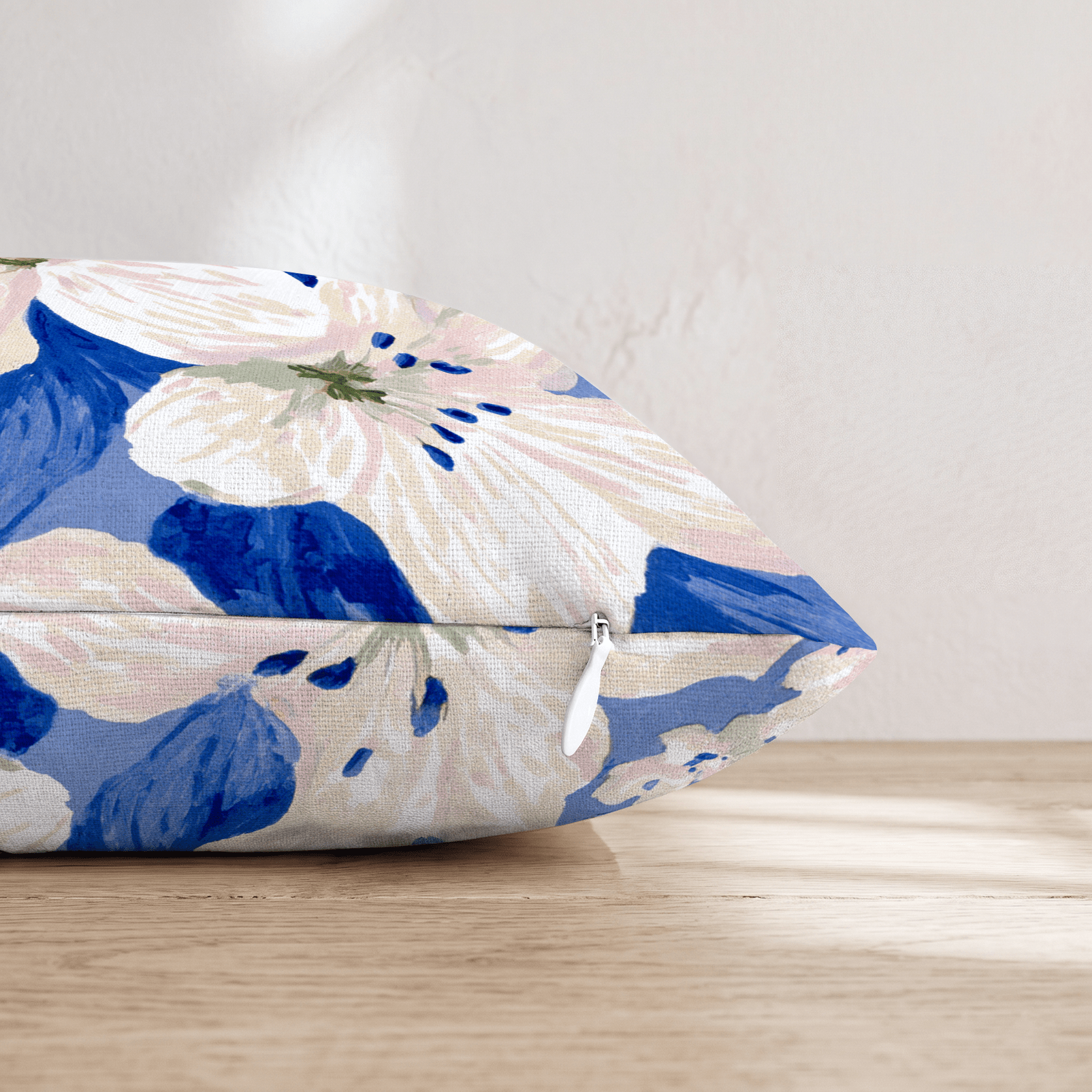 Tropic Blue Throw Pillow - Hillcroft Home
