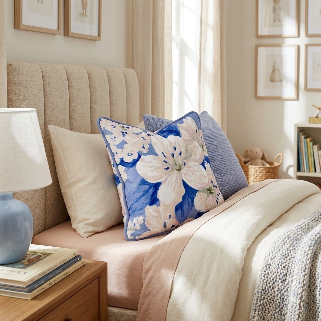 Tropic Blue Throw Pillow - Benton Lane Home - Hillcroft Home