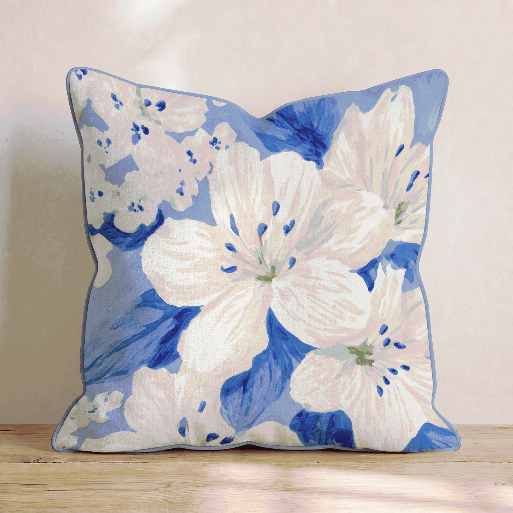 Tropic Blue Throw Pillow - Benton Lane Home - Hillcroft Home
