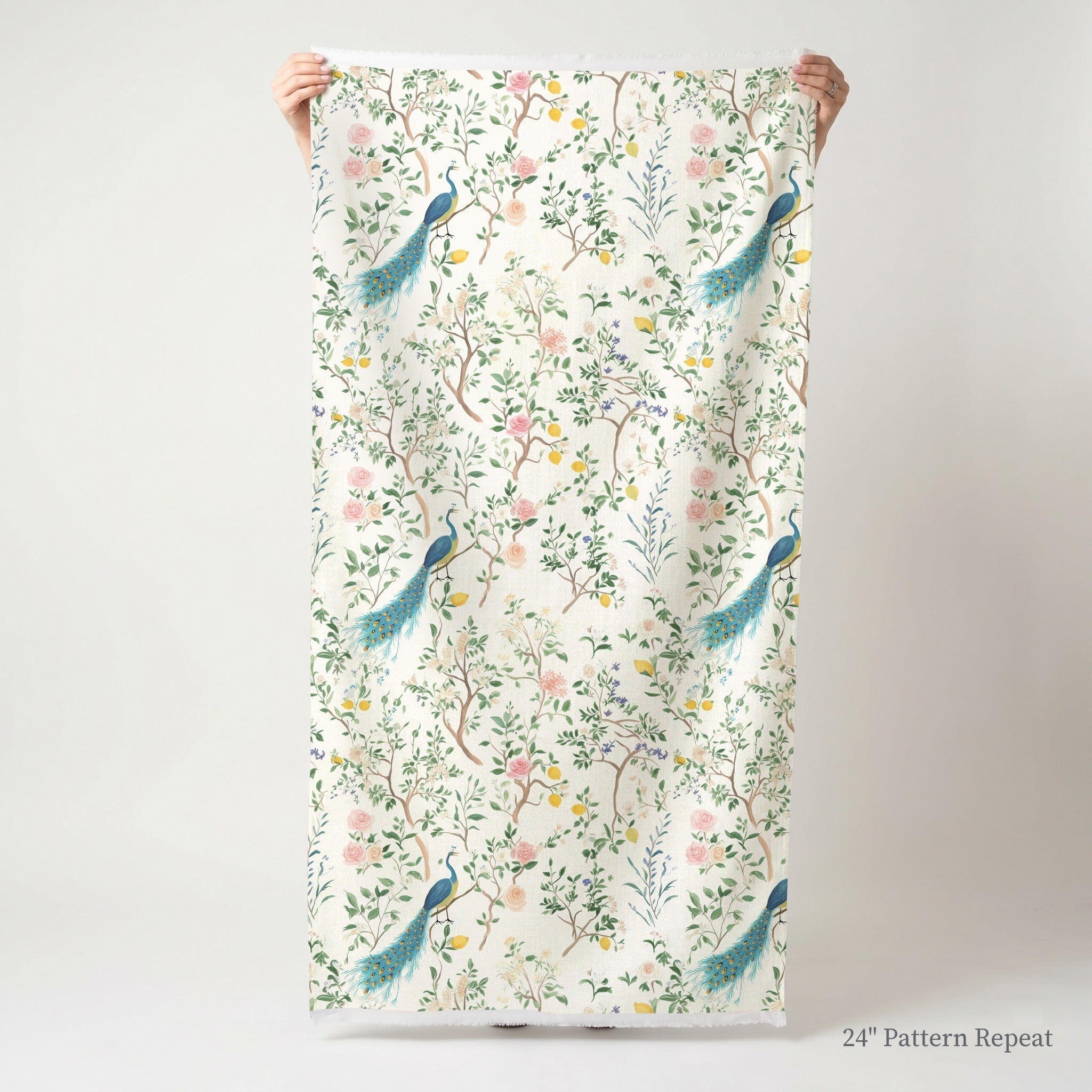 Tropical Peacock - Fabric - Benton Lane Home - Lemon Park
