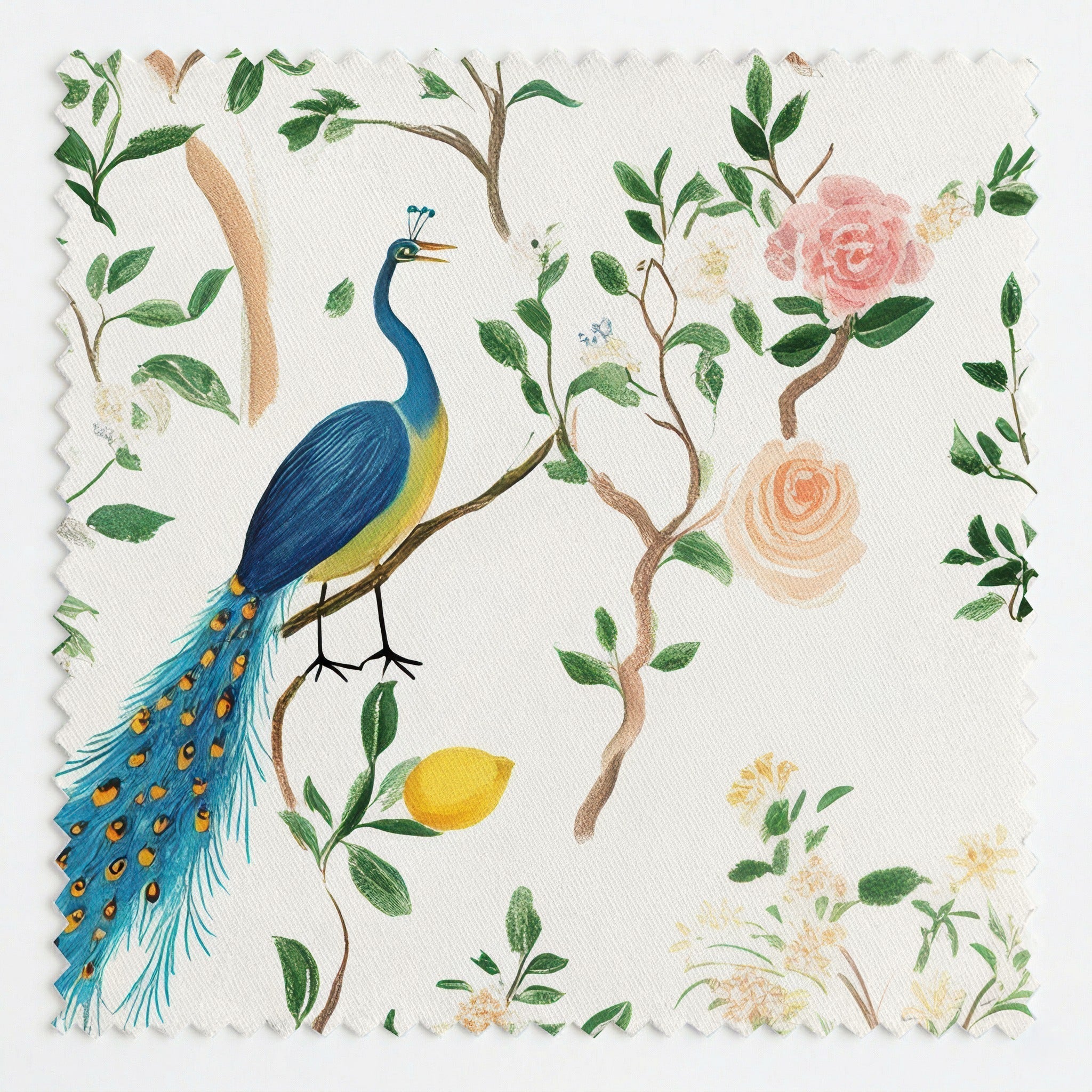 Tropical Peacock - Fabric - Benton Lane Home - Lemon Park