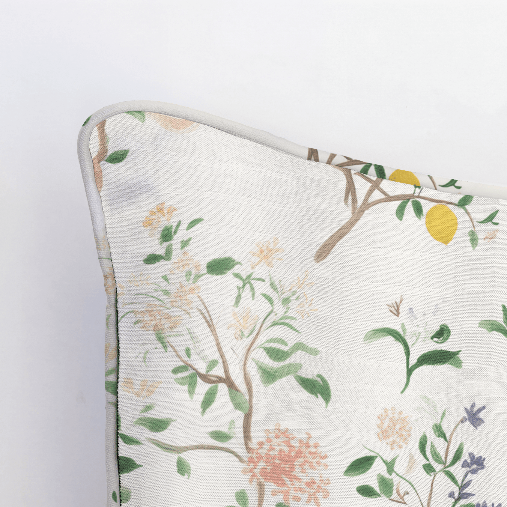 Tropical Peacock Throw Pillow - Benton Lane Home - Lemon Park
