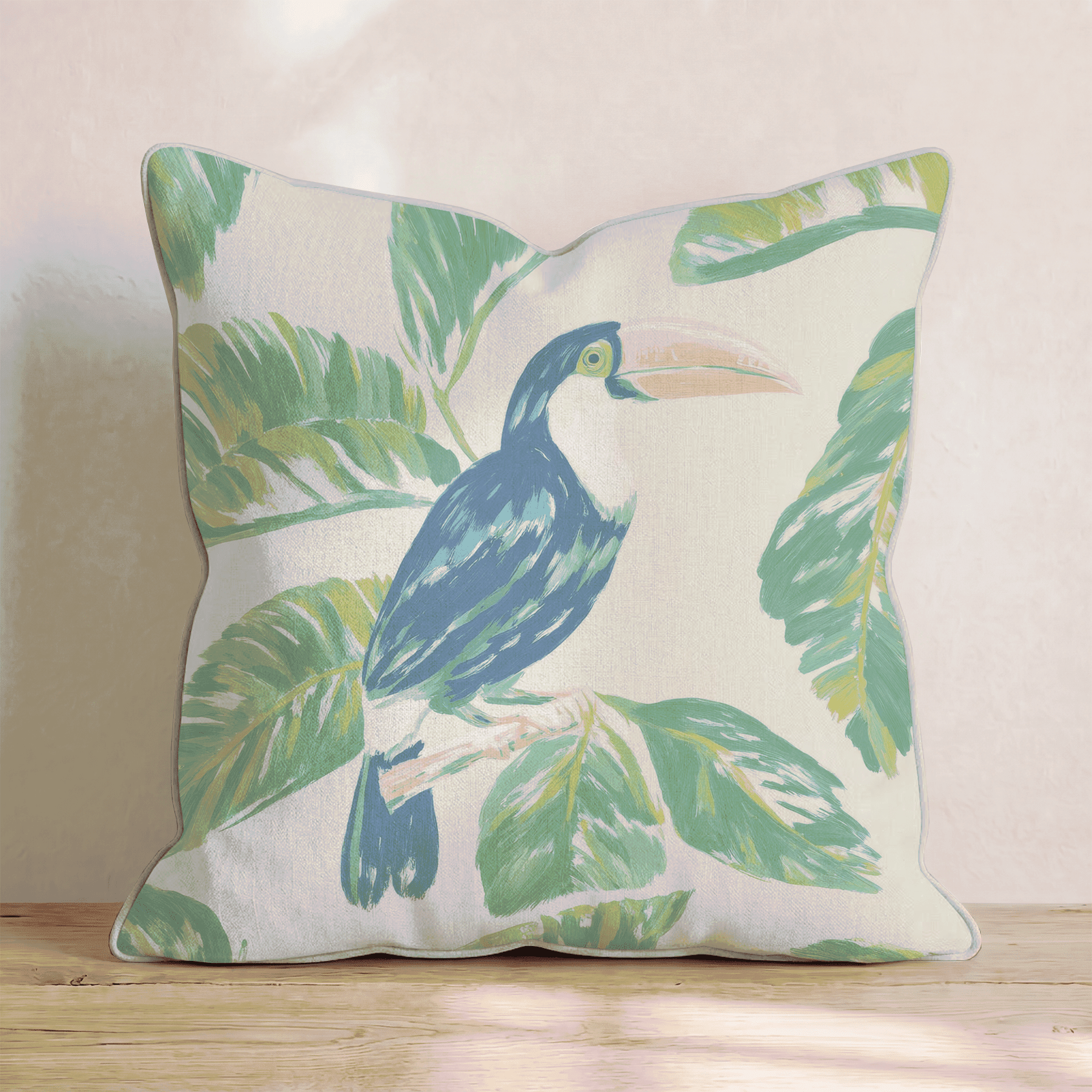 Tropical Tucan Throw Pillow - Benton Lane Home - Hillcroft Home
