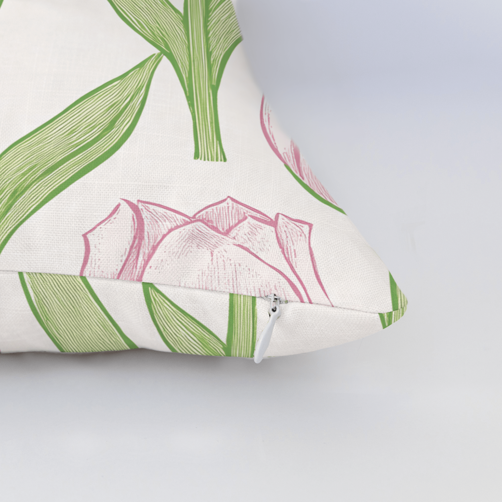 Tulip Meadow Throw Pillow - Lemon Park