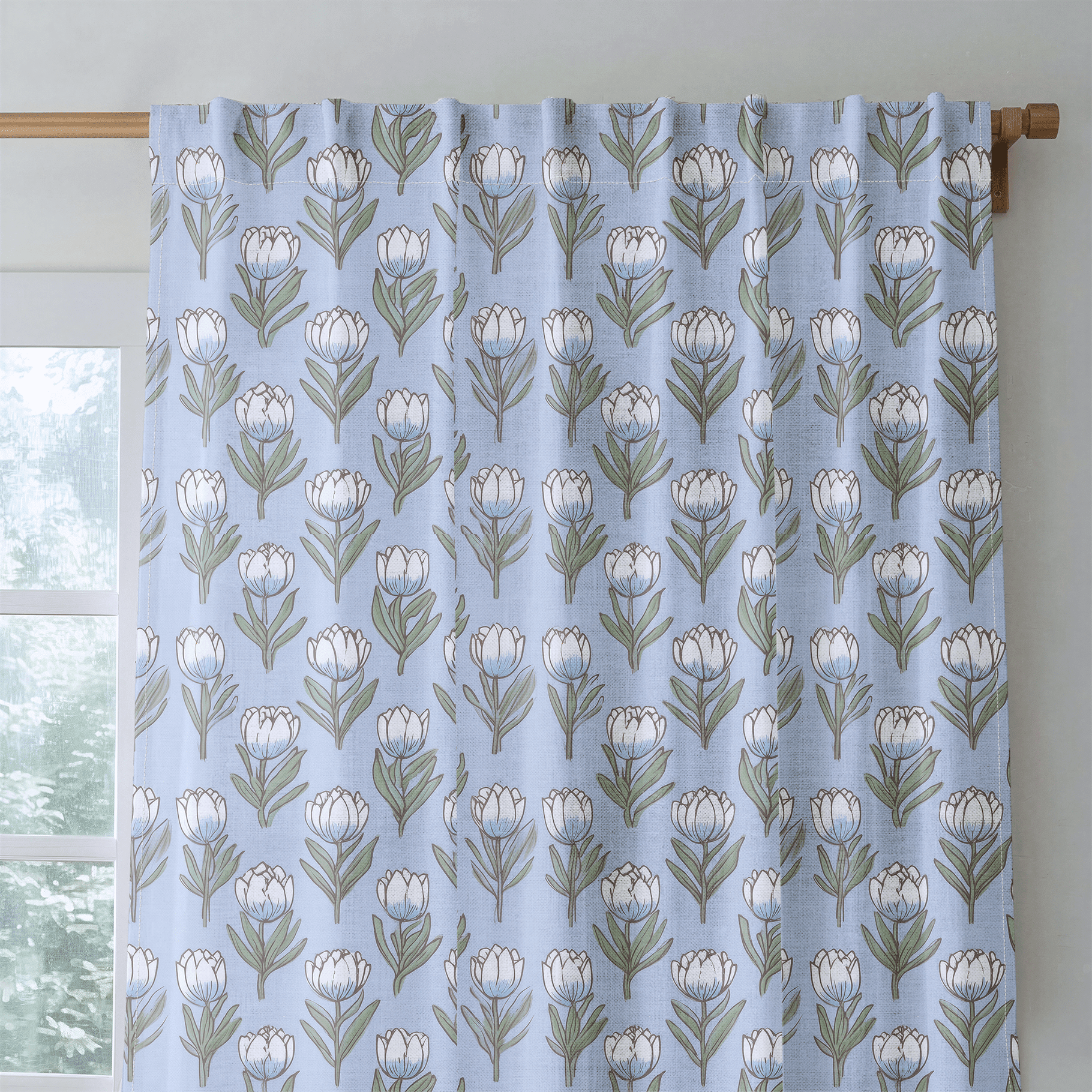 Tulip Parade - Drapery - Benton Lane Home - Lemon Park