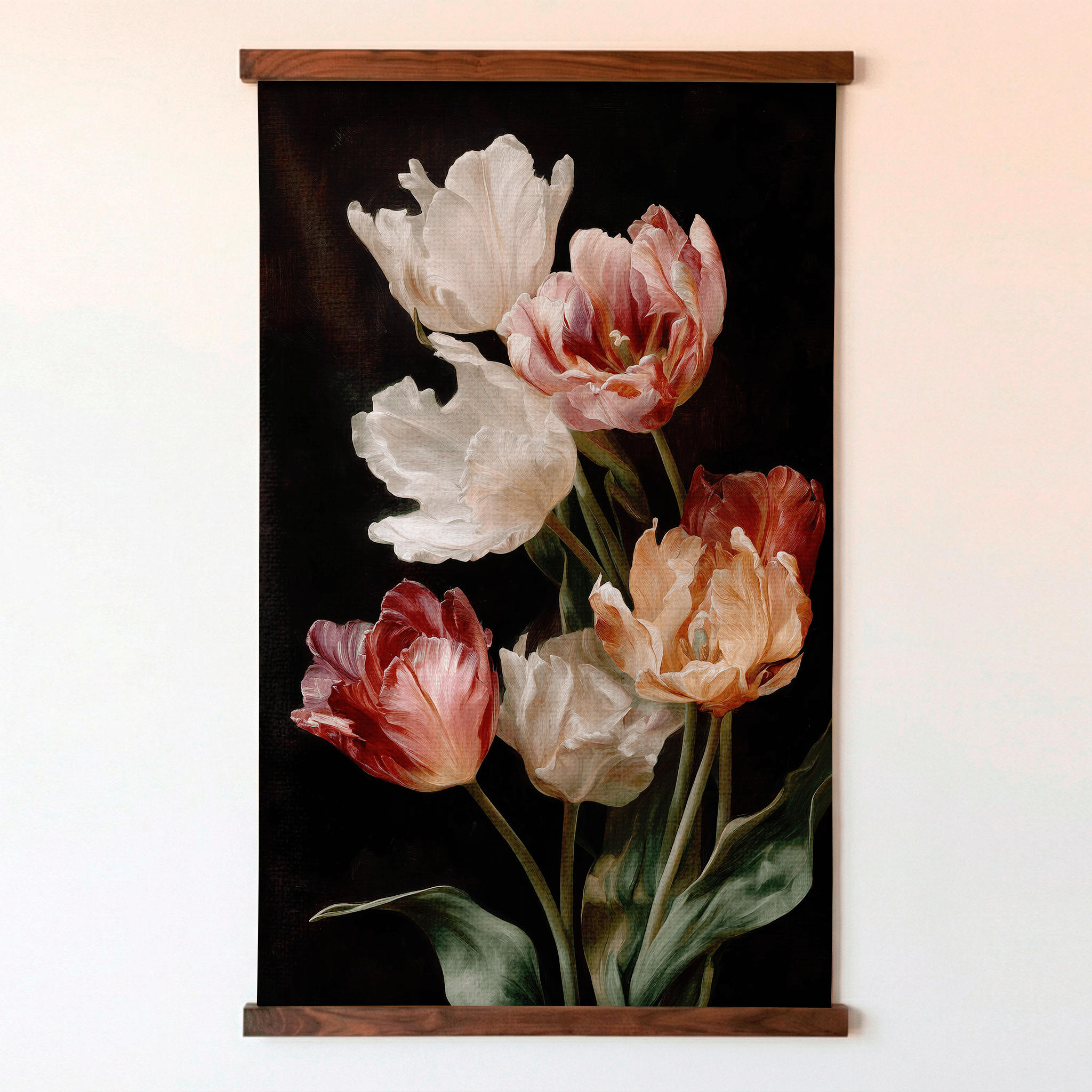 Tulip Study - Tapestry - Benton Lane Home - Painted Paper