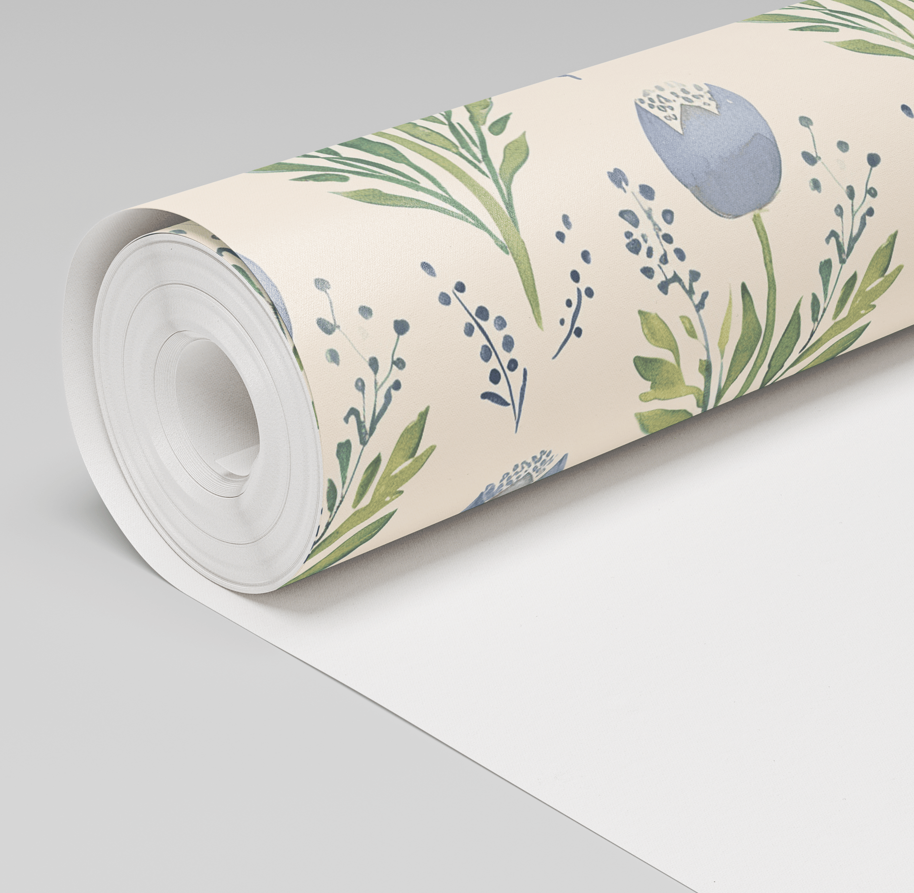 Tulip Trellis Wallpaper - Painted Paper