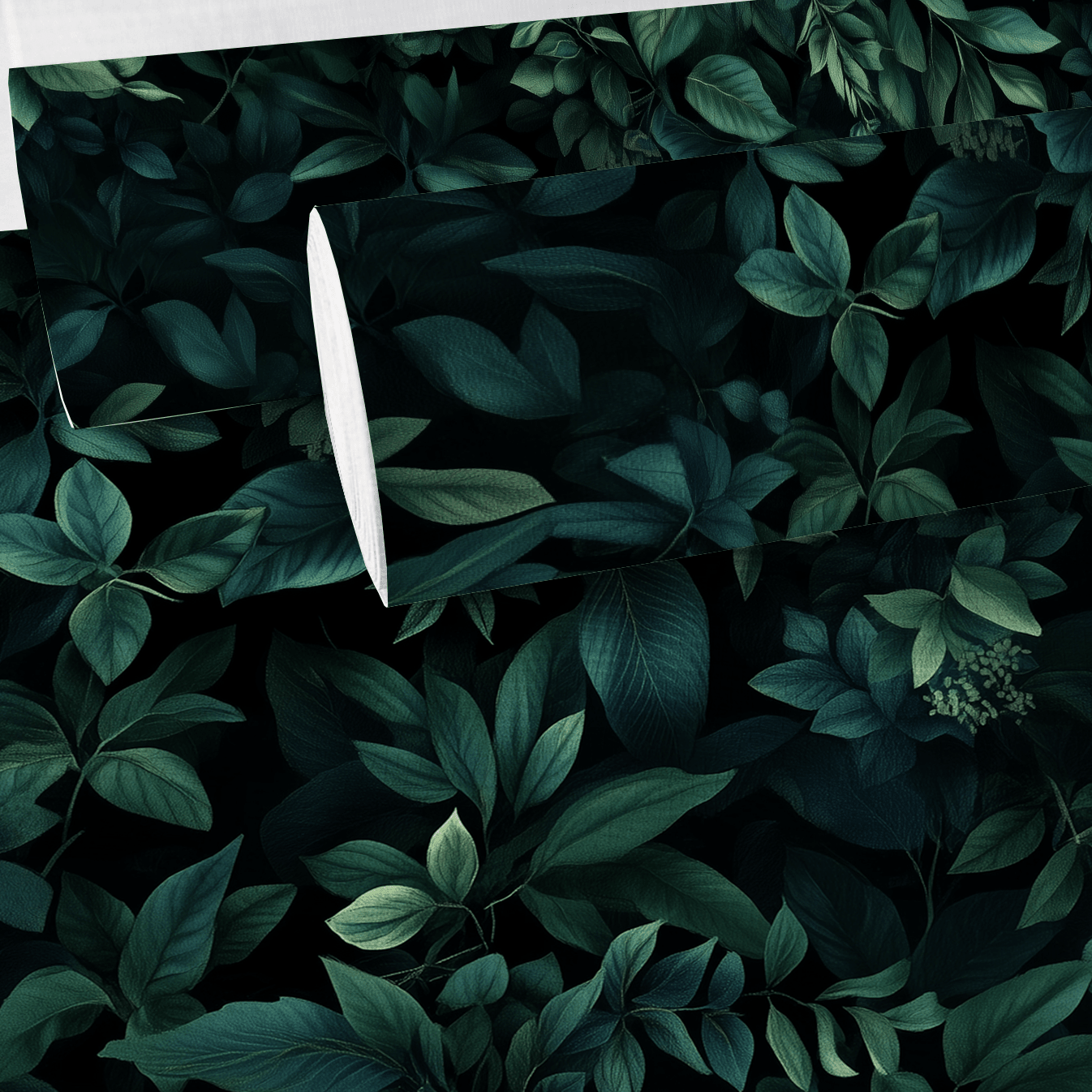 Twilight Canopy Faux Grasscloth Wallpaper - Painted Paper