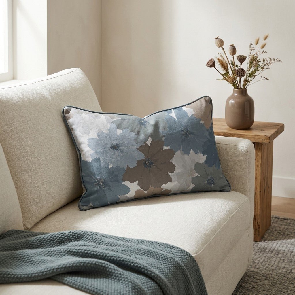 Twilight Petals Throw Pillow - Benton Lane Home - Lemon Park