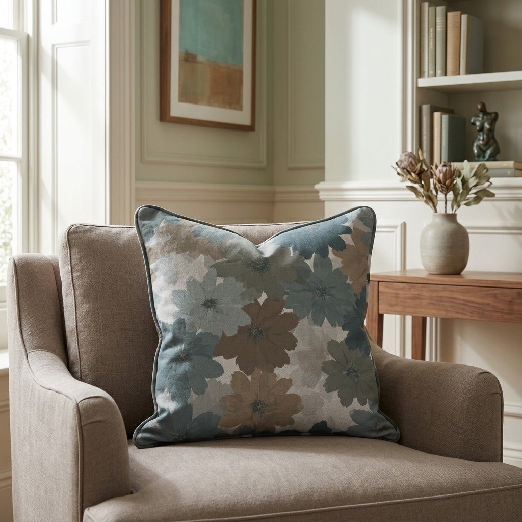Twilight Petals Throw Pillow - Benton Lane Home - Lemon Park