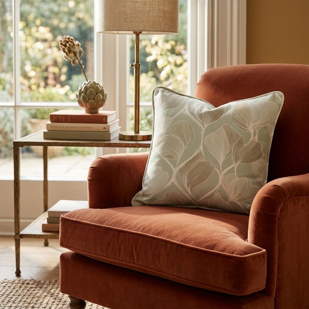Twirling Petals Throw Pillow - Benton Lane Home - Hillcroft Home