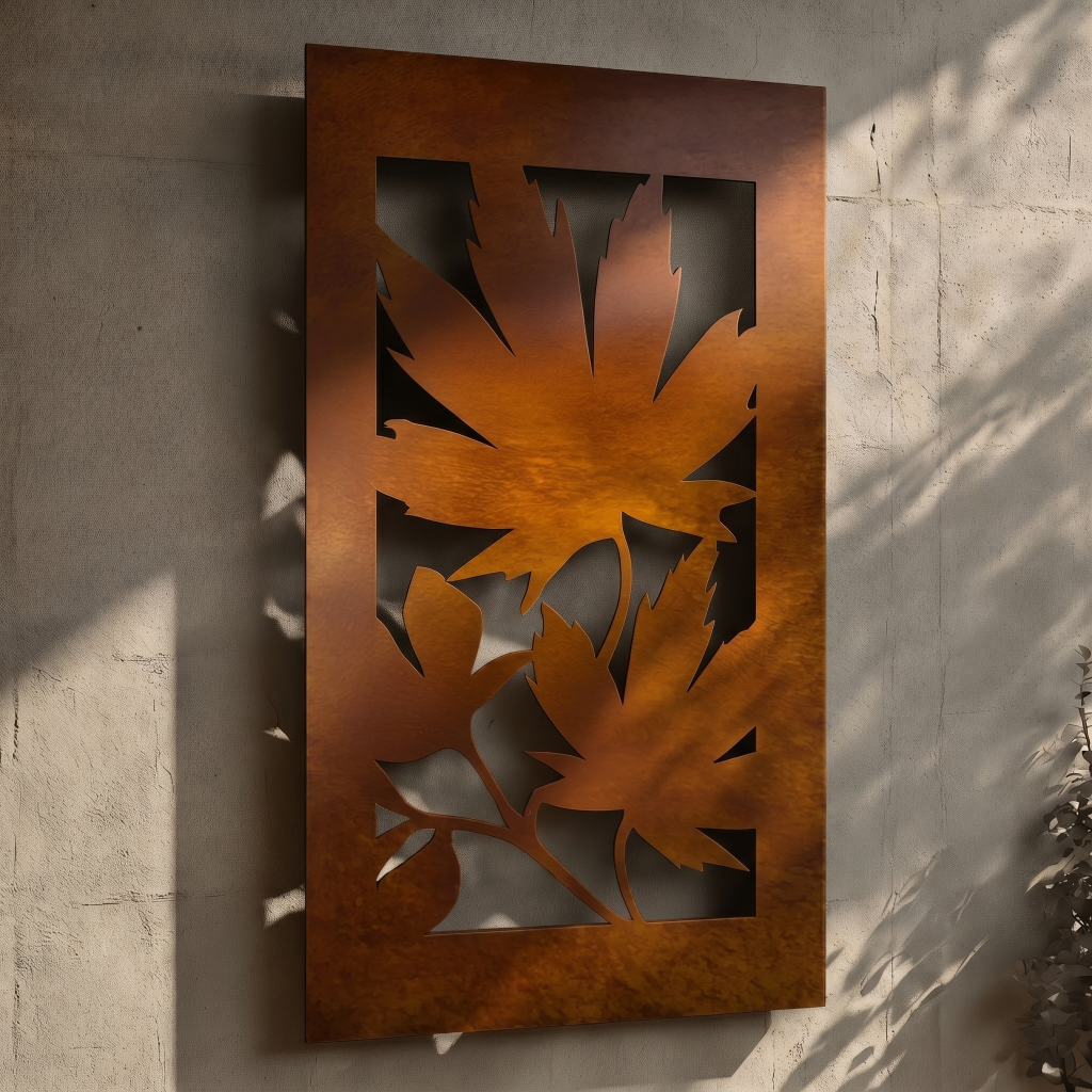 The Maple - Metal Wall Art - Oxide