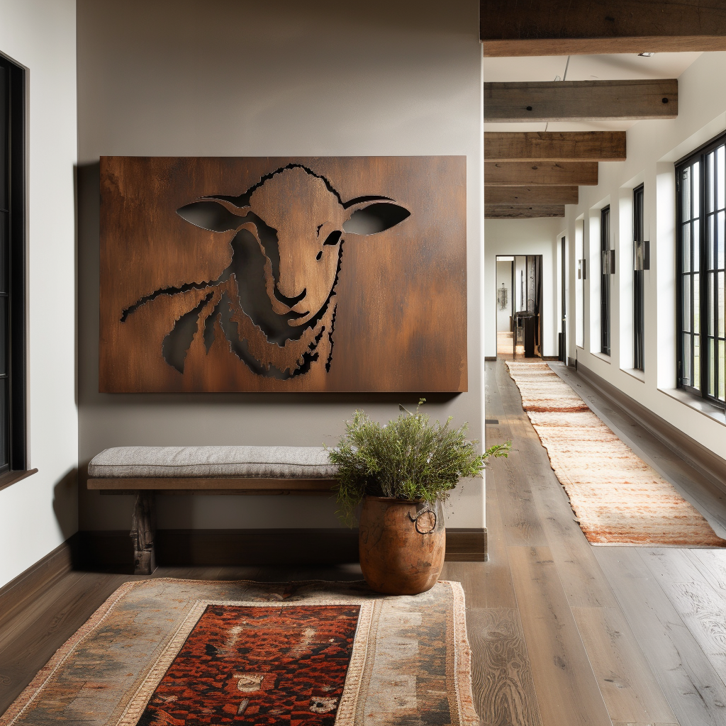 The Lamb - Metal Wall Art