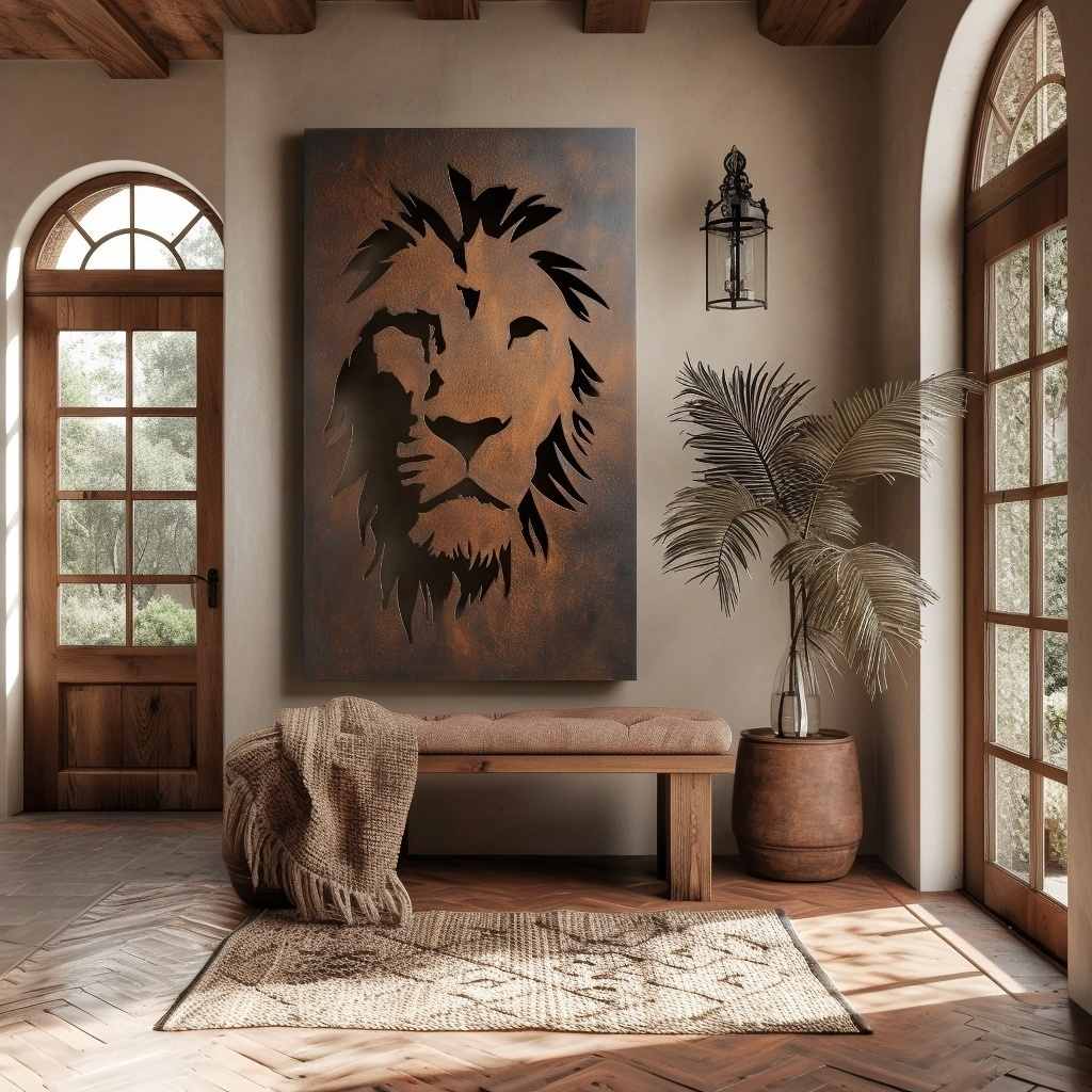 The Lion - Metal Wall Art