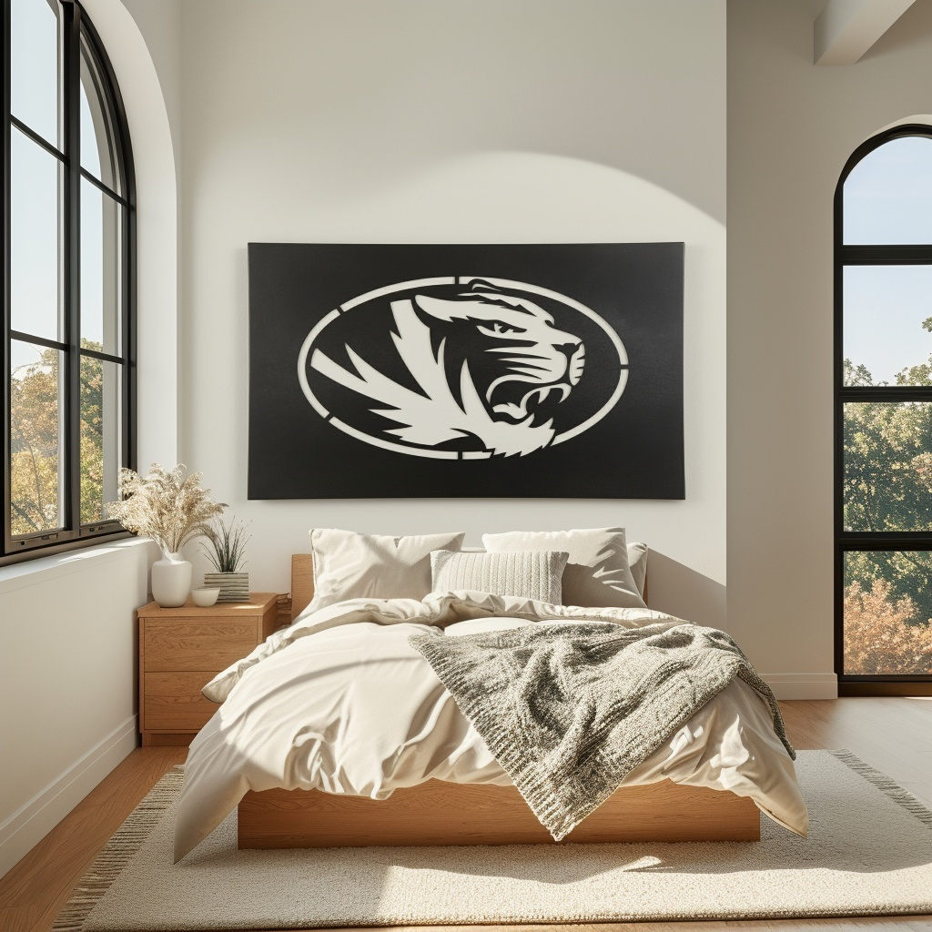 The Oval Tiger - Metal Wall Art - Landscape Forge