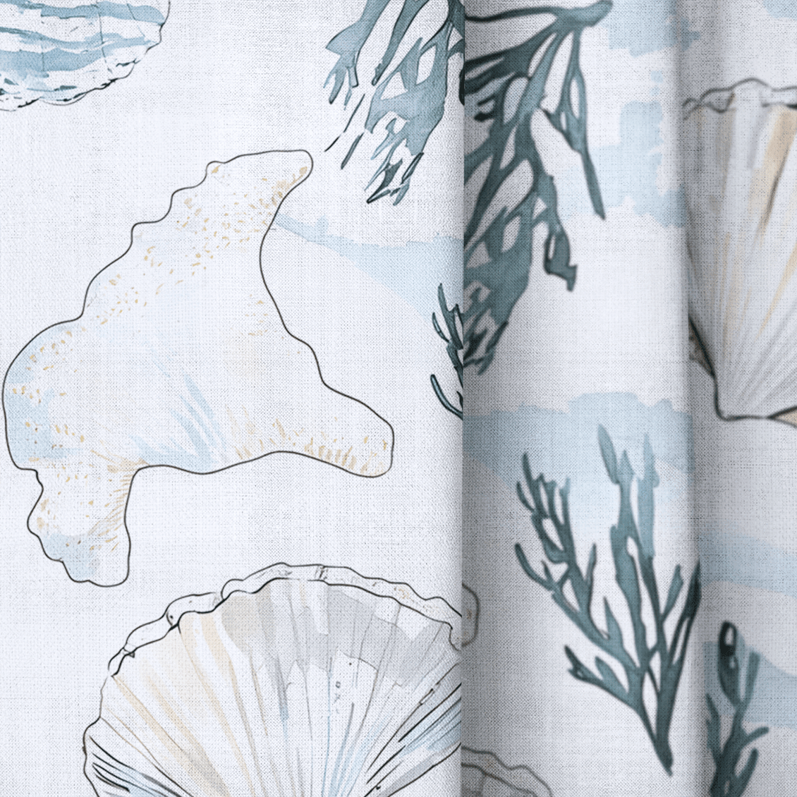 Under the Sea - Drapery - Benton Lane Home - Lemon Park