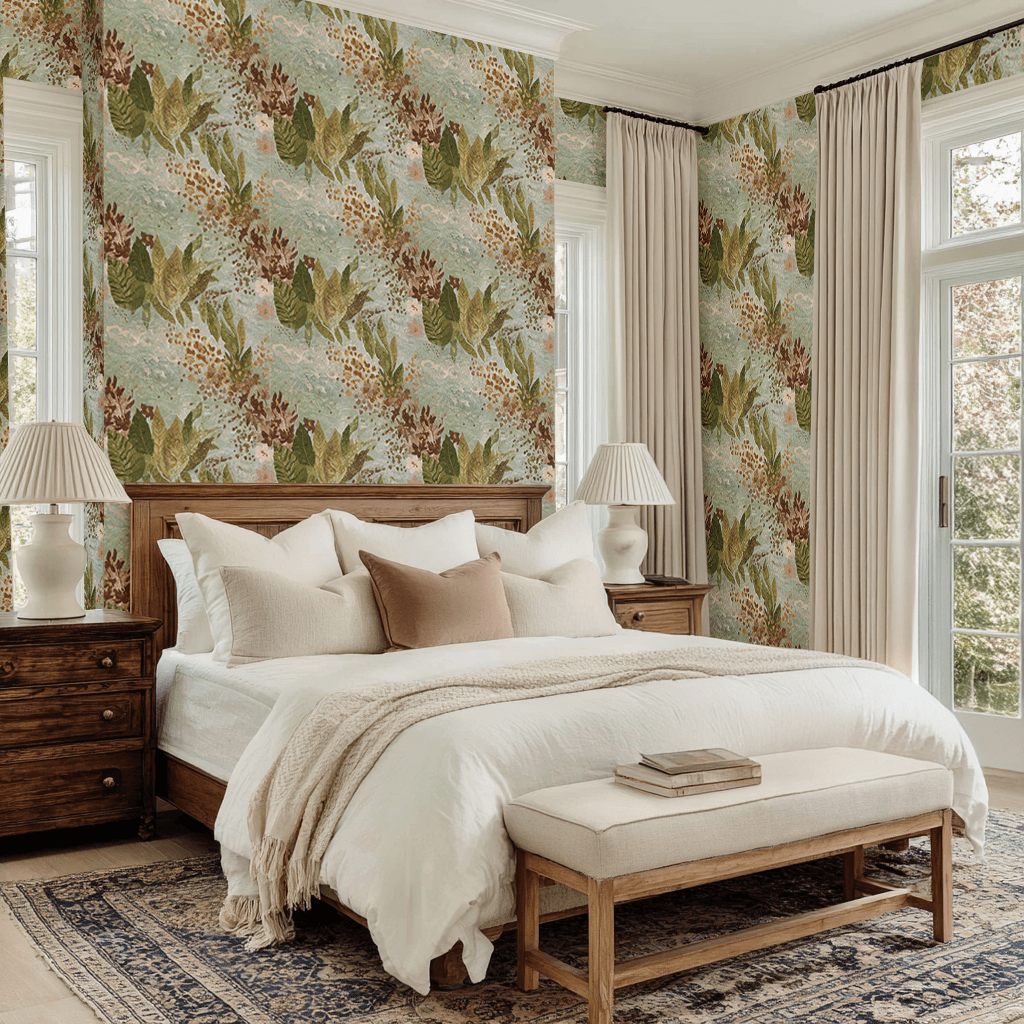 Ungathered Wallpaper - Benton Lane Home - Lemon Park