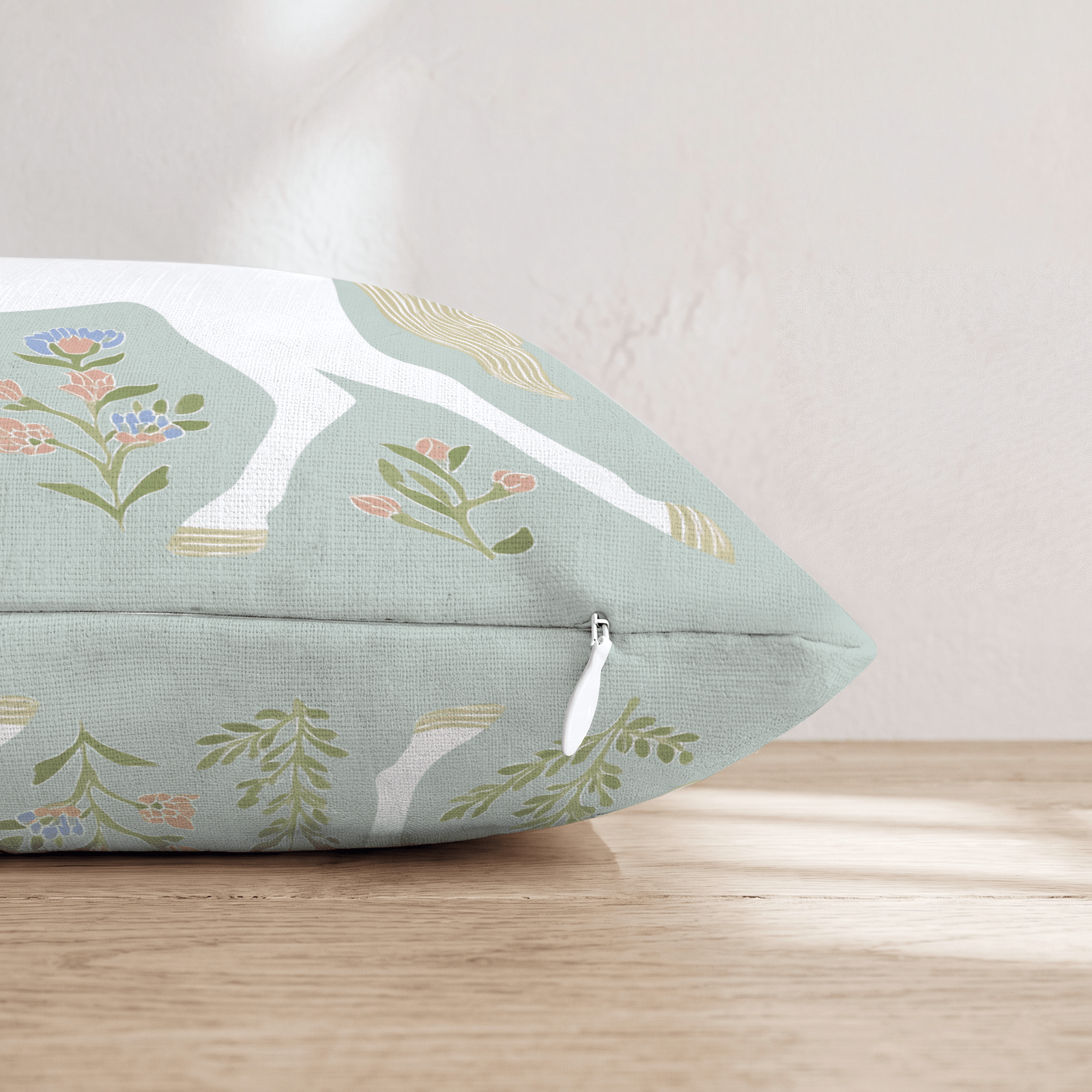 Unicorn garden Throw Pillow - Hillcroft Home