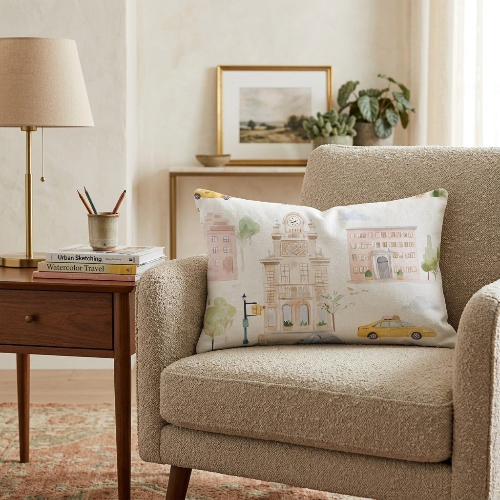 Uptown Throw Pillow - Hillcroft Home
