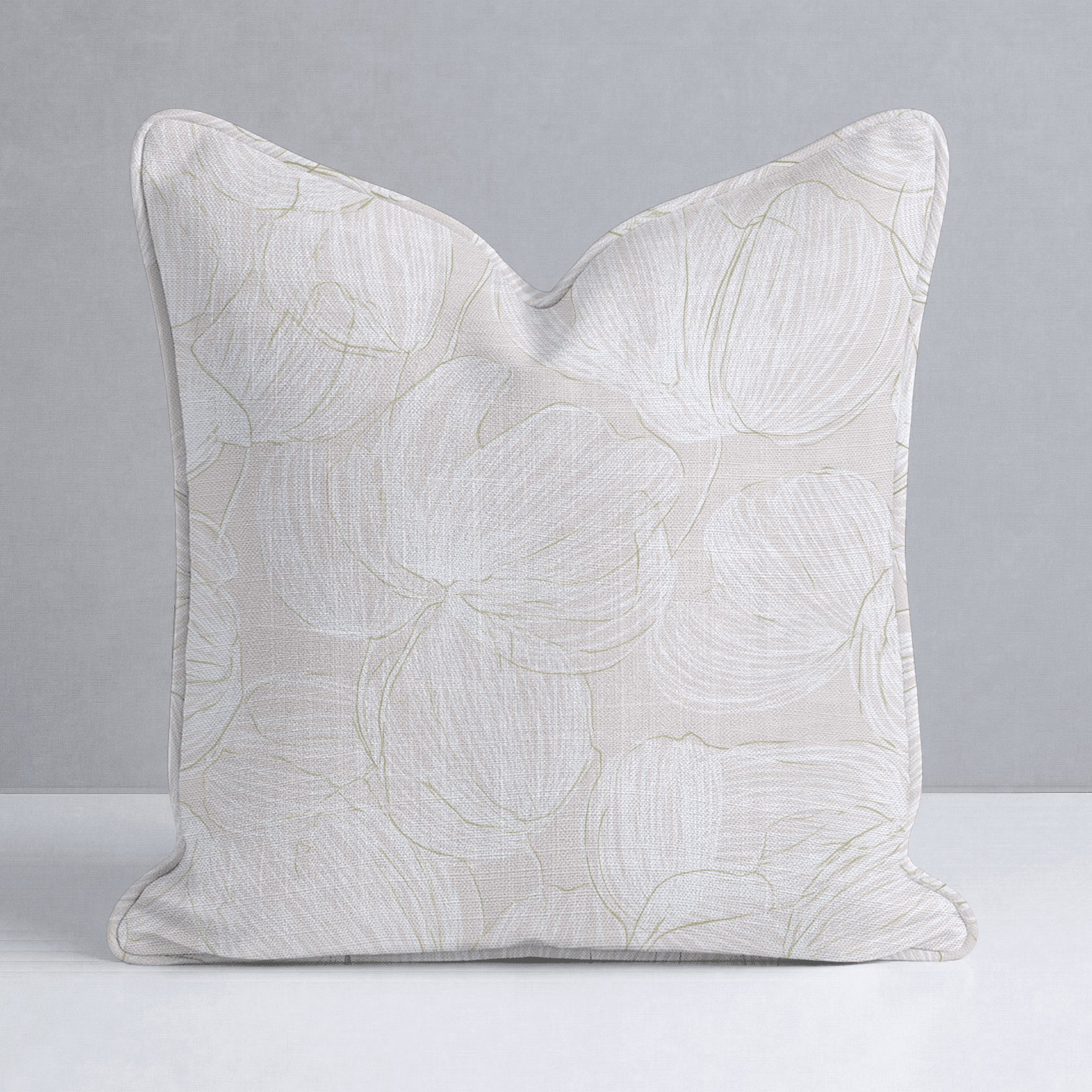 Vanilla Mocha Throw Pillow - Benton Lane Home - Lemon Park