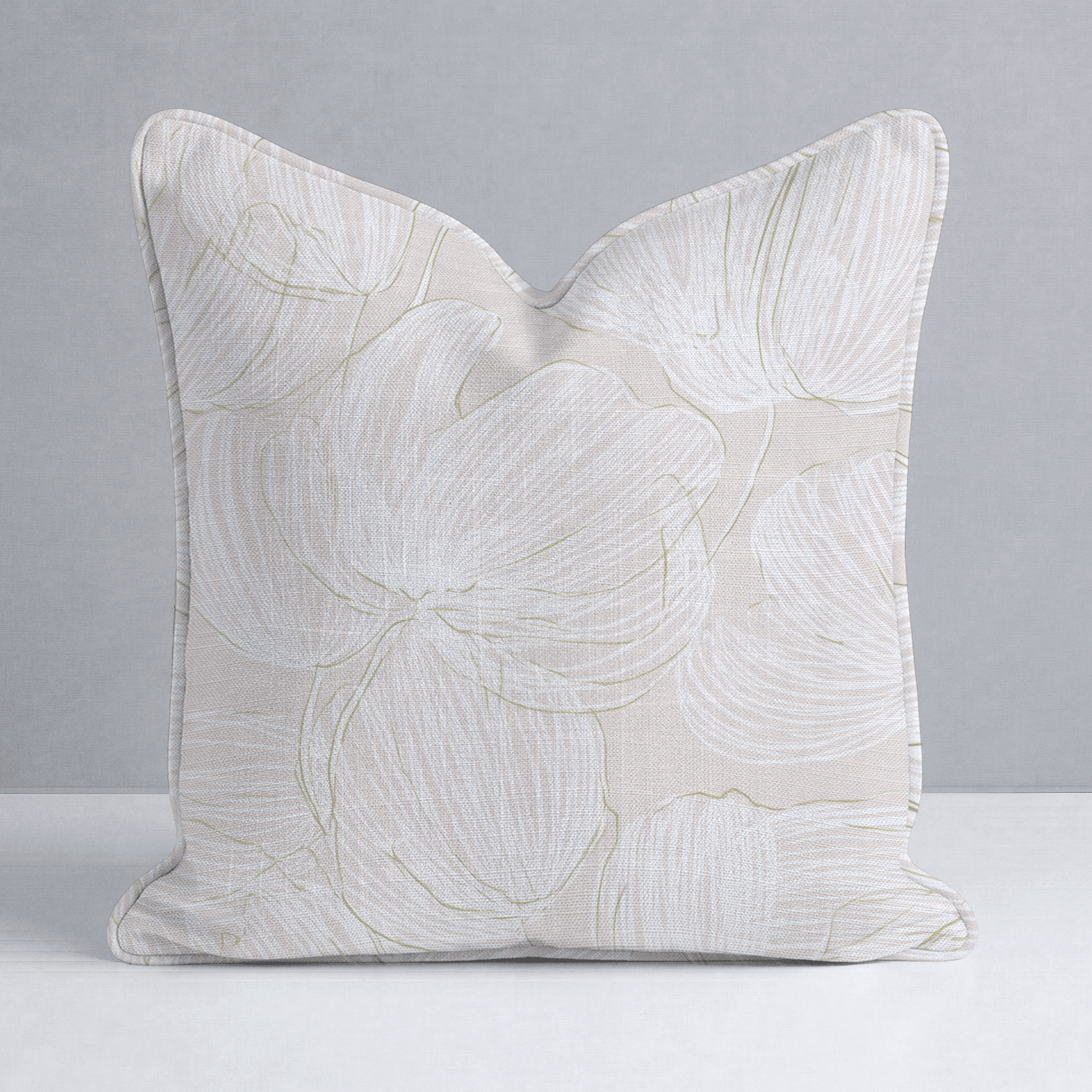 Vanilla Mocha Throw Pillow - Benton Lane Home - Lemon Park