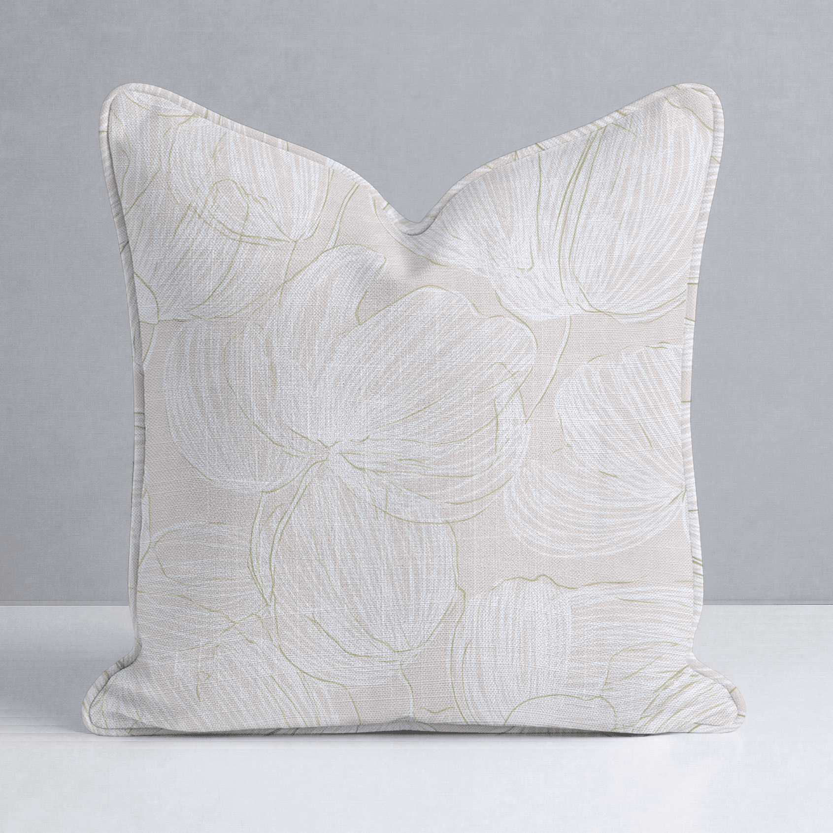 Vanilla Mocha Throw Pillow - Benton Lane Home - Lemon Park